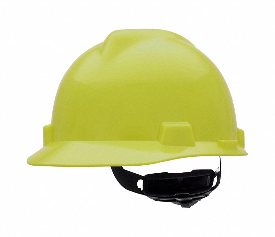 MSA Casco de Seguridad V-Gard® Polietileno Clase E Amarillo de Alta ...