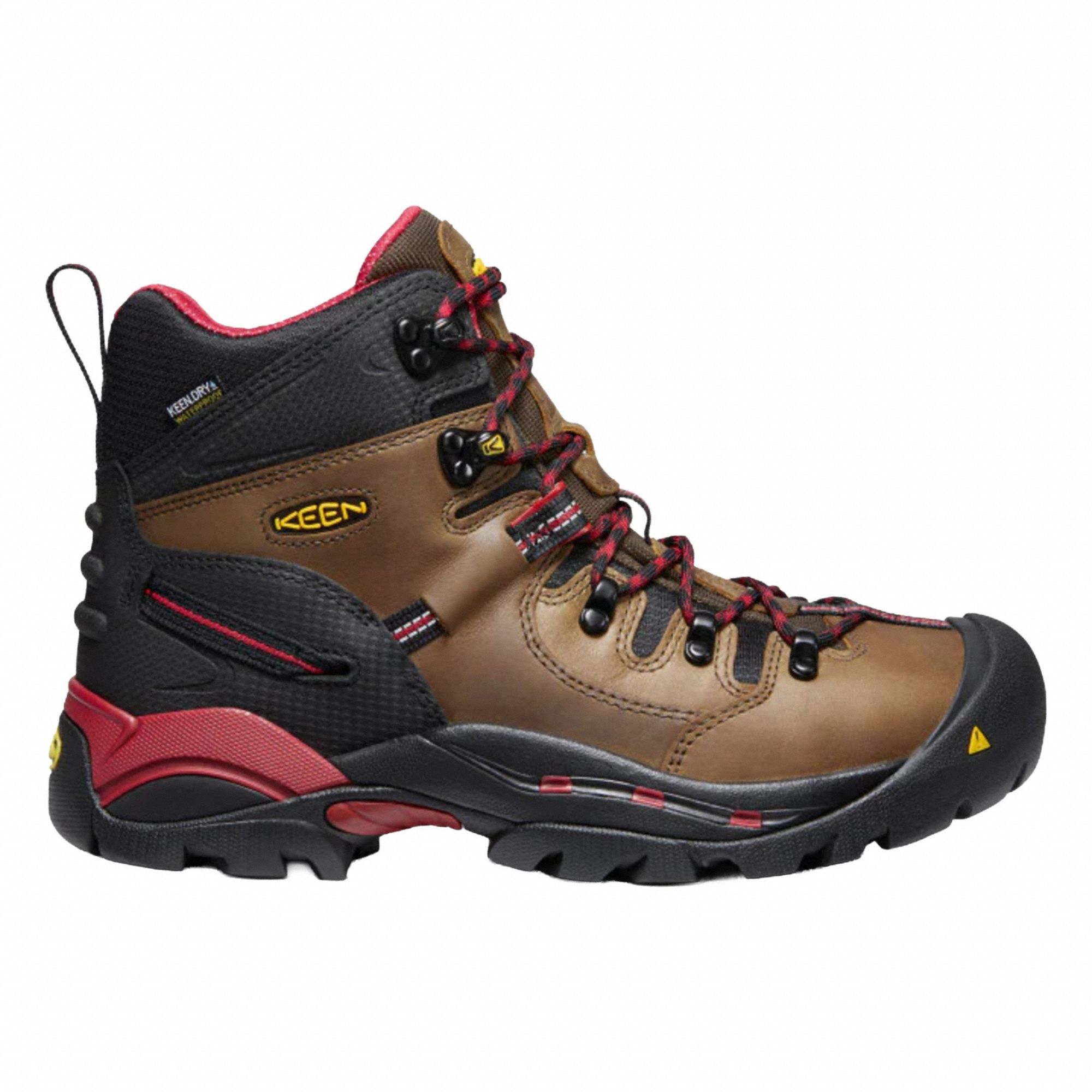 Hiker Boot: Men's, Size 8, EE, Brown, Steel Toe Cap, Removable Insole