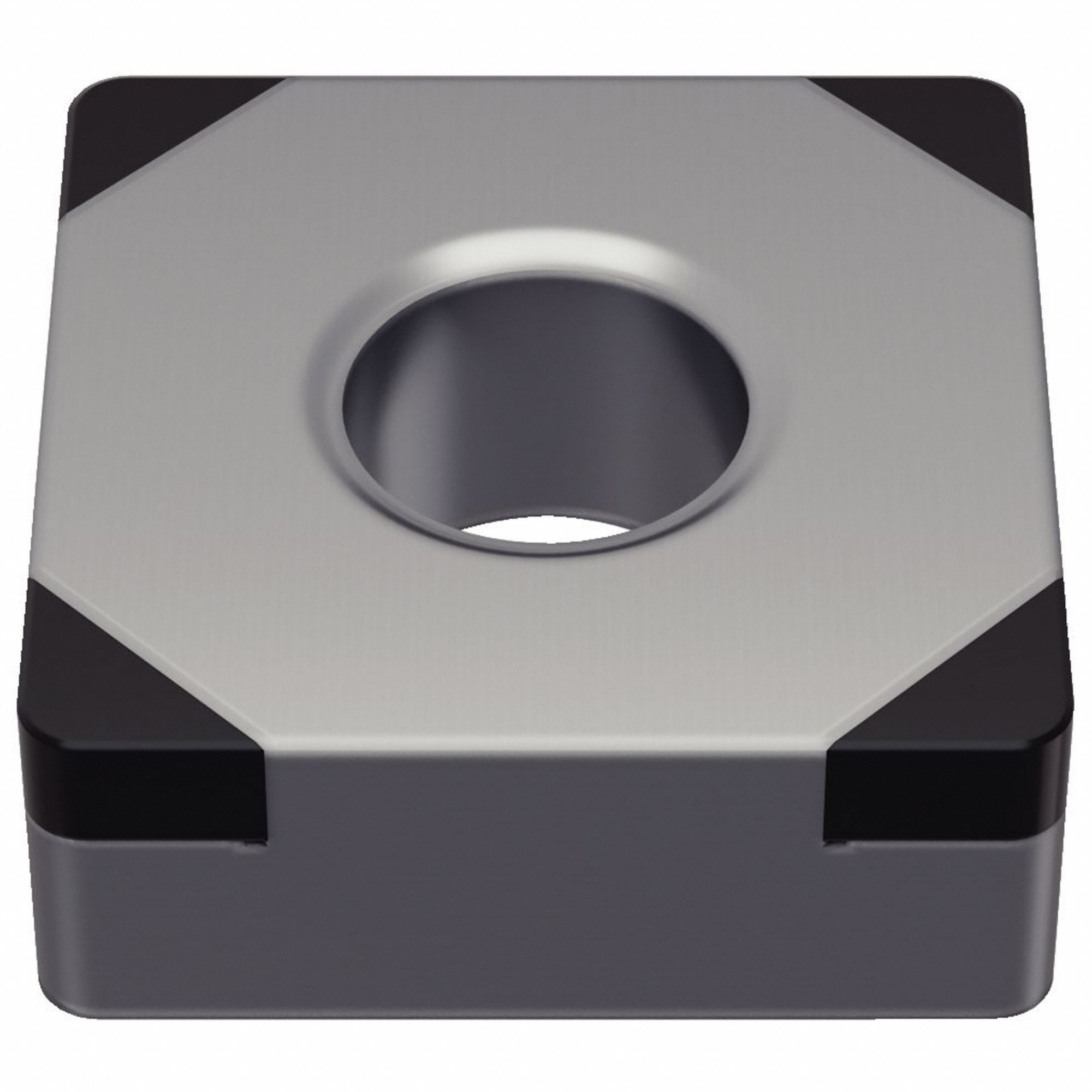 CBN NEGATIVE INSERT: 0.500 in Inscribed Circle, CBN, Neutral, 0.031 in Corner Radius, AlTiN