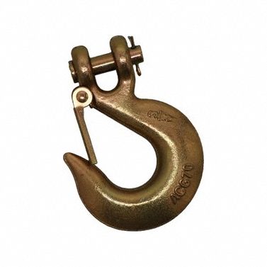 Slip Hook: 6, 600 lb Working Load Limit, 70 Hook Grade, Alloy Steel, 1/2 in Material Thick
