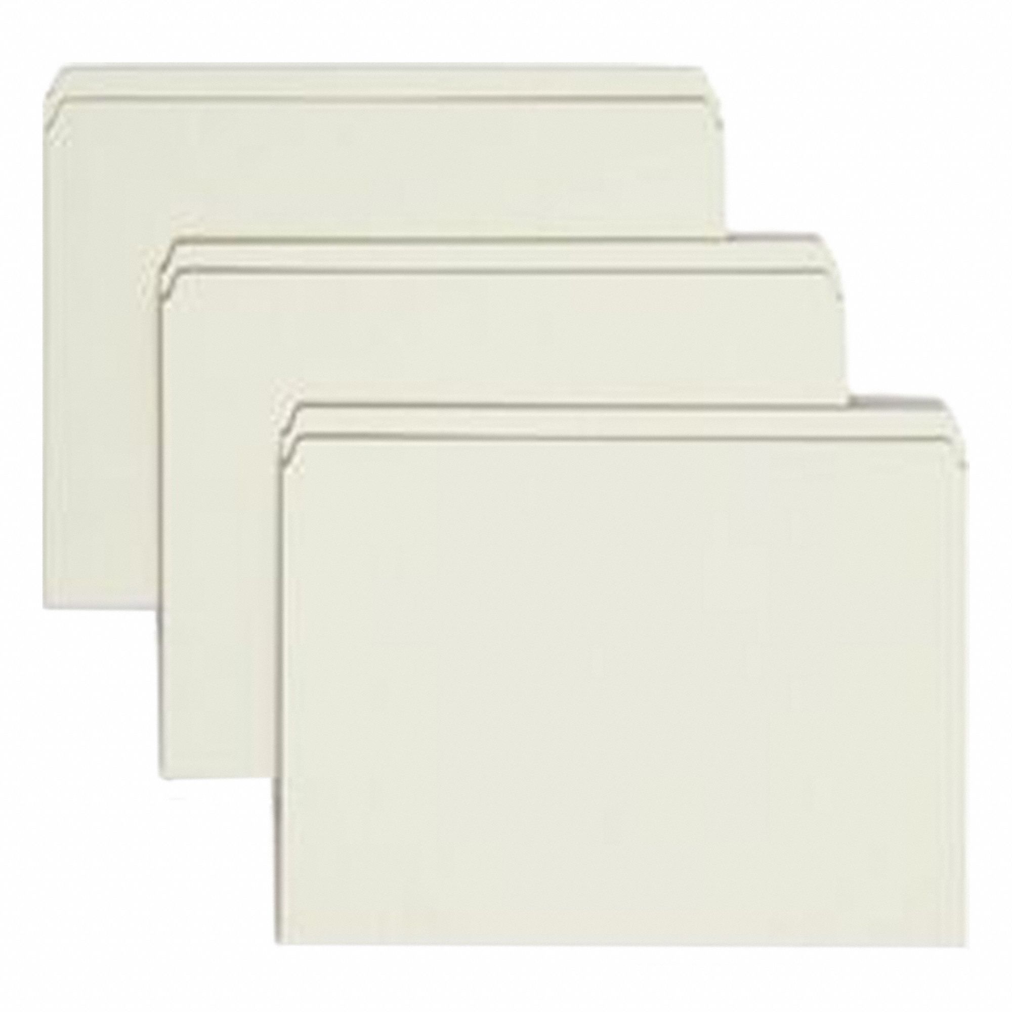 File Folders Gray/Green PK25