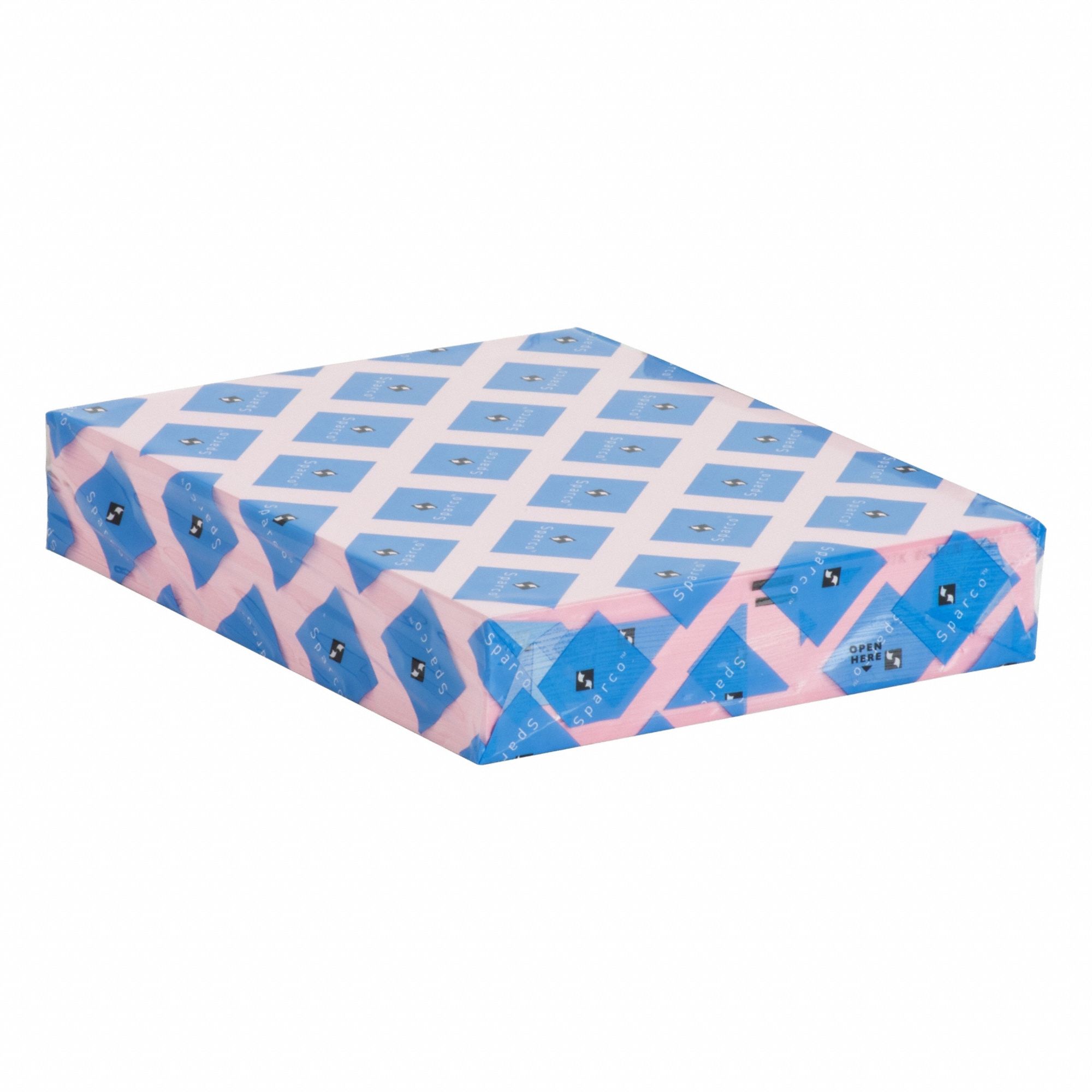 Copy Paper: Letter Paper Size Name, 20 lb Paper Wt, 92 Brightness, Smooth, Pink, 500 PK