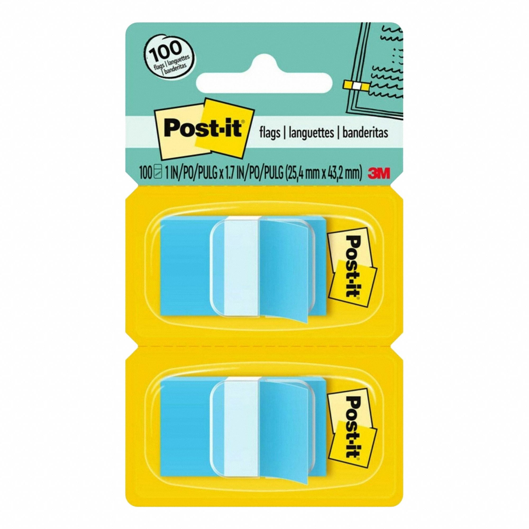 Page Marker, Blue, 2 Pads/Pack