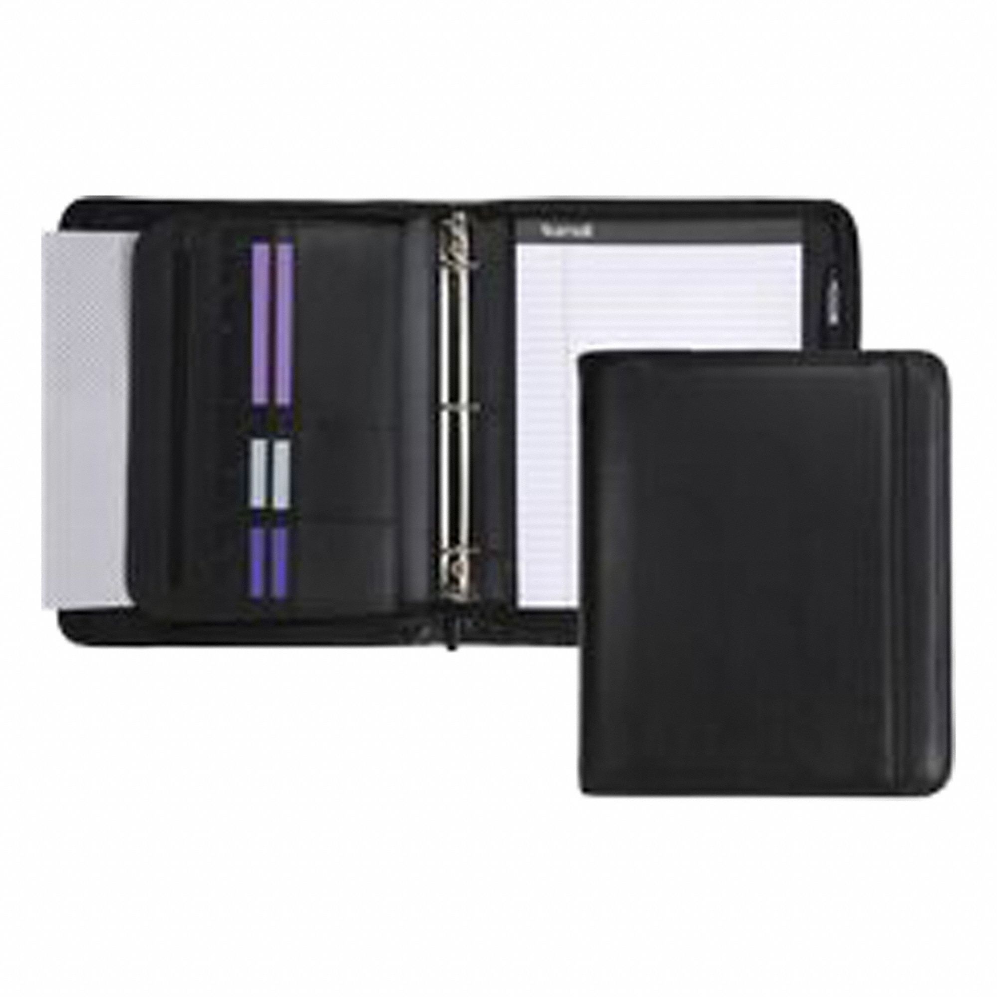 Ring Binder Black Vinyl Metal