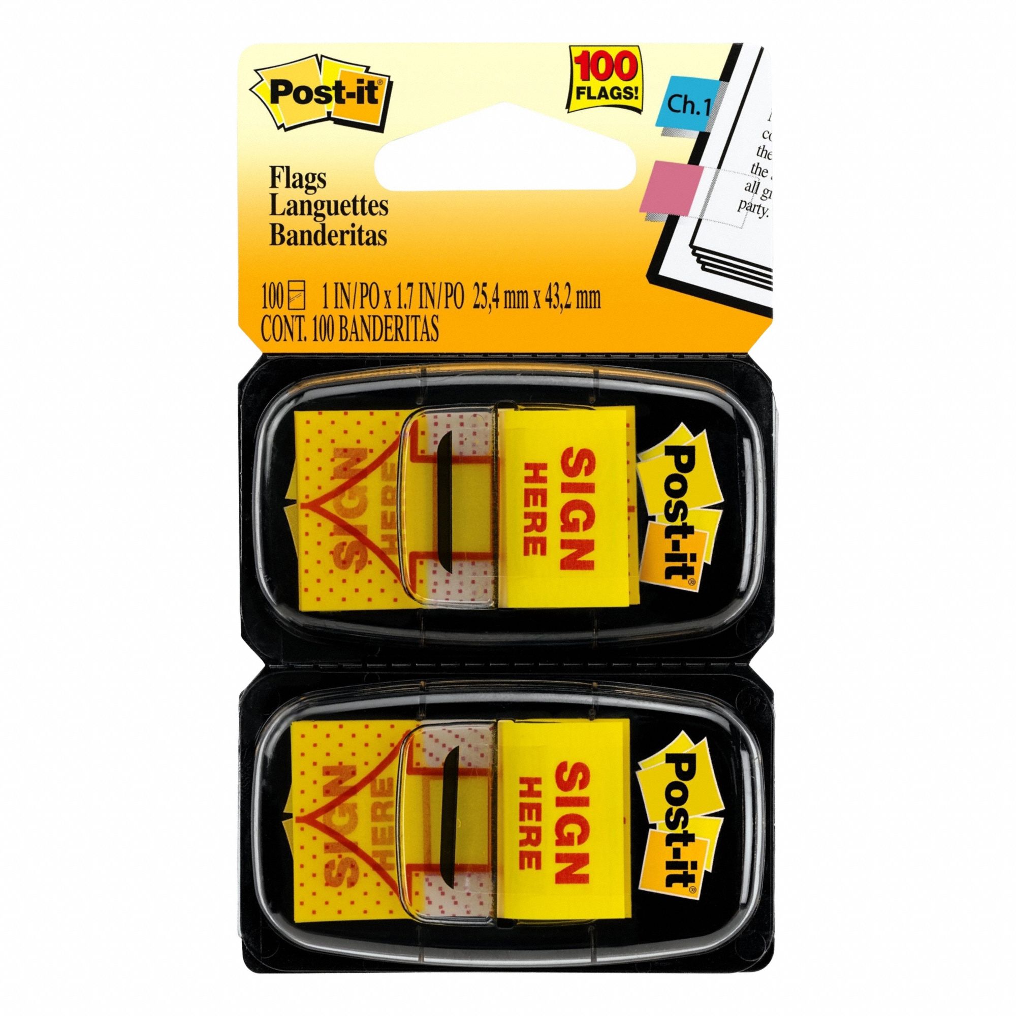 Page Marker, Yellow, 2 Pads/Pack