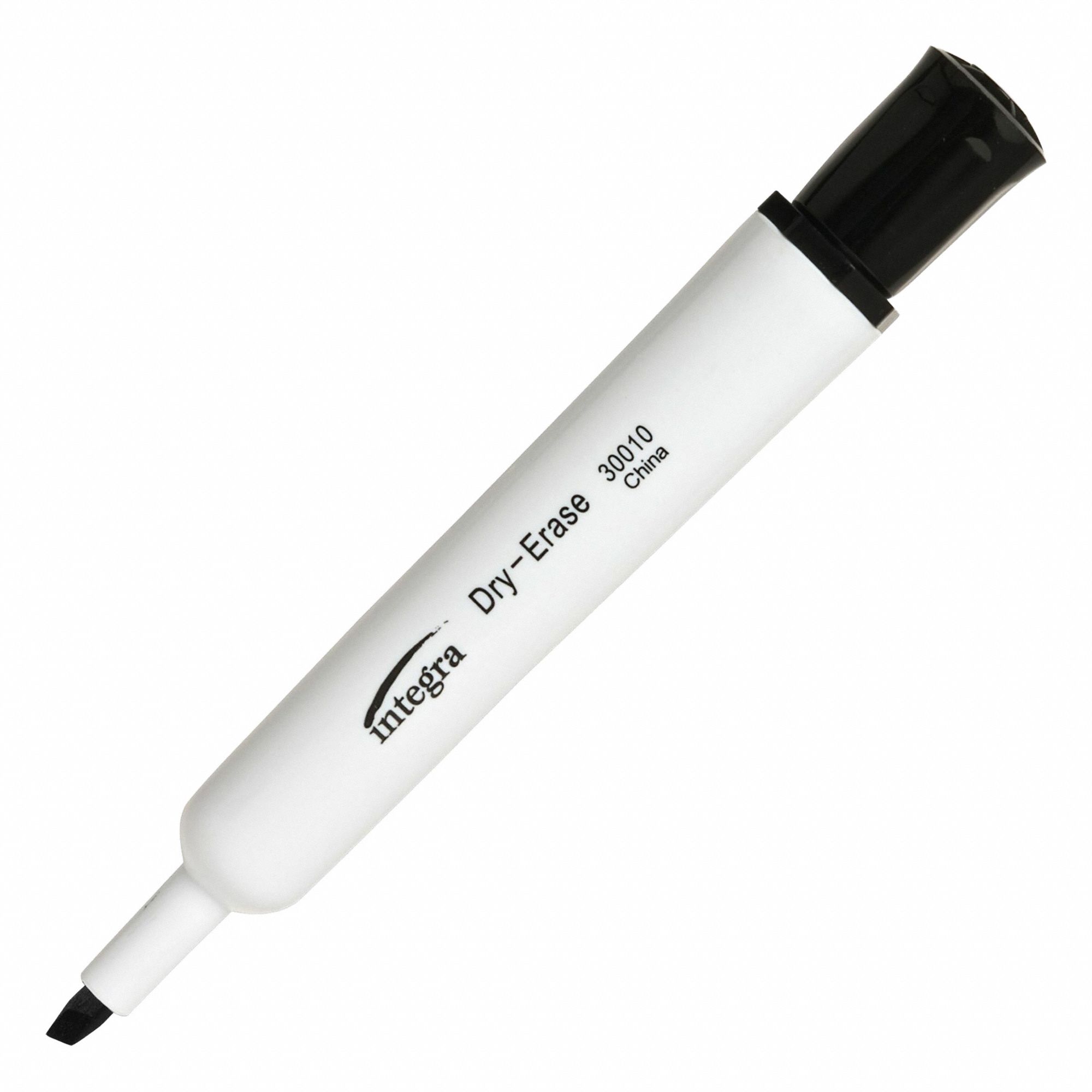 INTEGRA, Black, Chisel, Dry Erase Marker - 403VM0|ITA30010 - Grainger