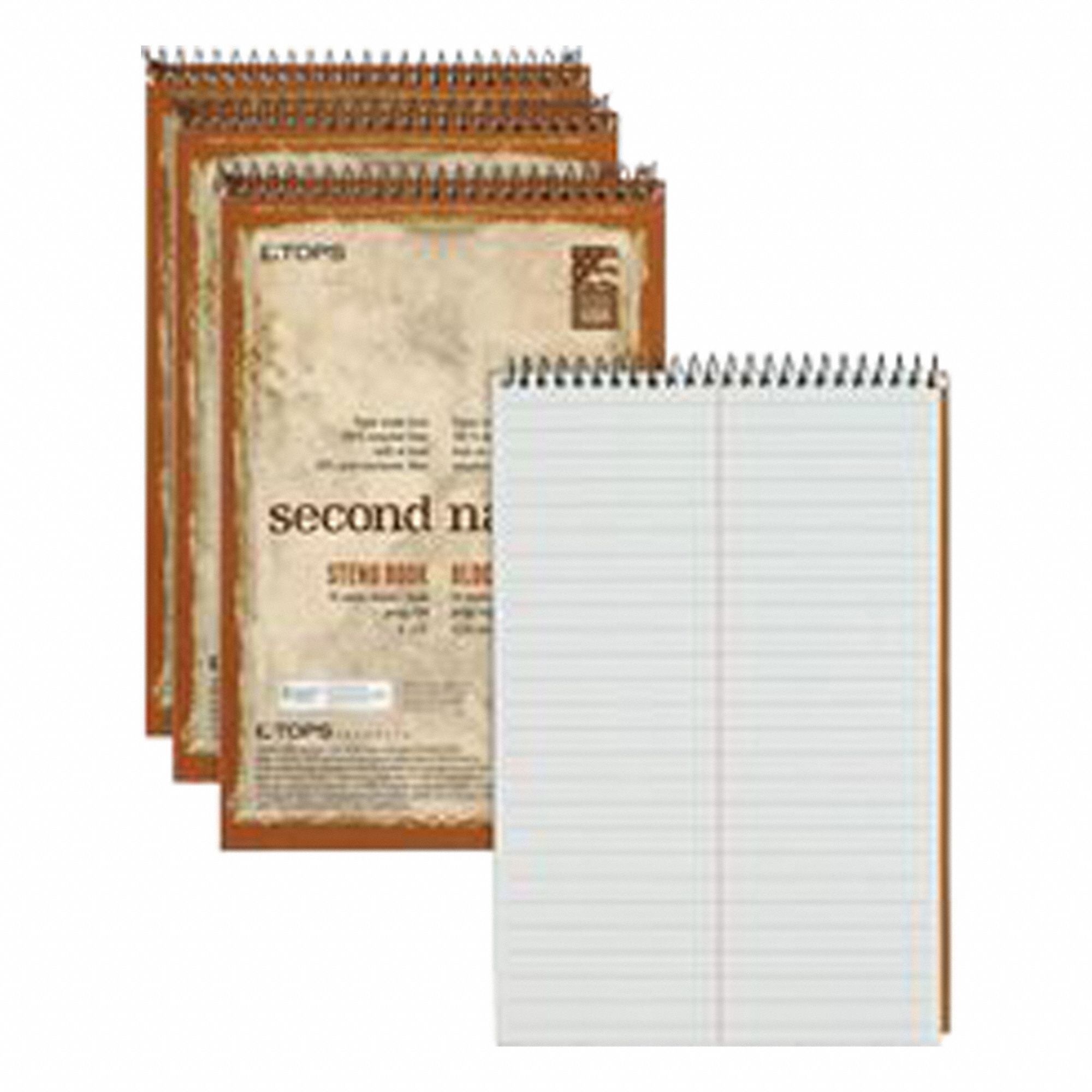Steno Notebook Brown White PK4