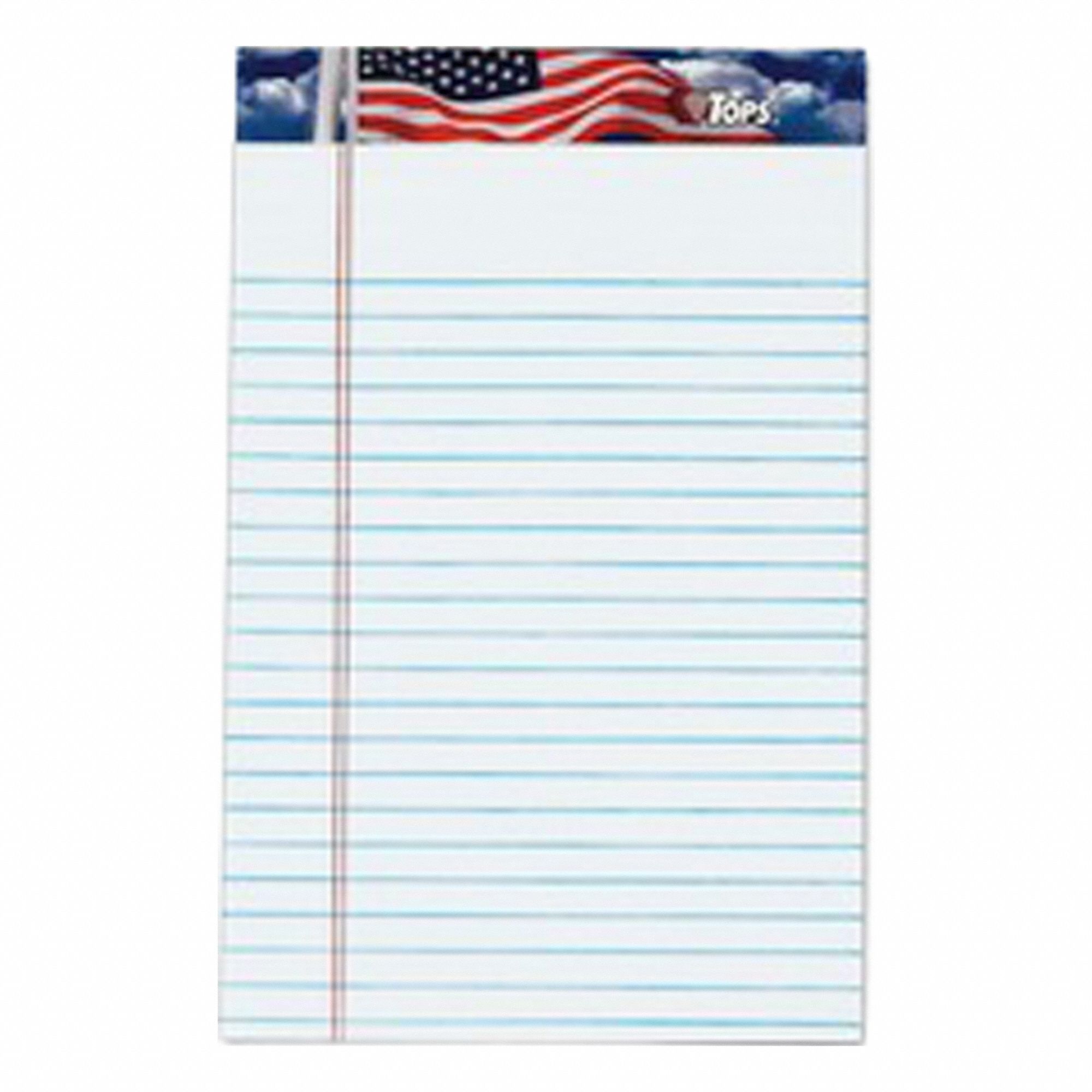 Writing Pad Blue White PK2