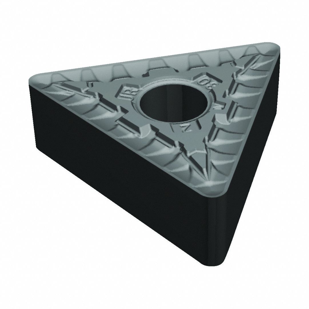 Triangle Turning Insert: 1/2 in Inscribed Circle, Neutral, UR Chip-Breaker, 0° Clearance Angle