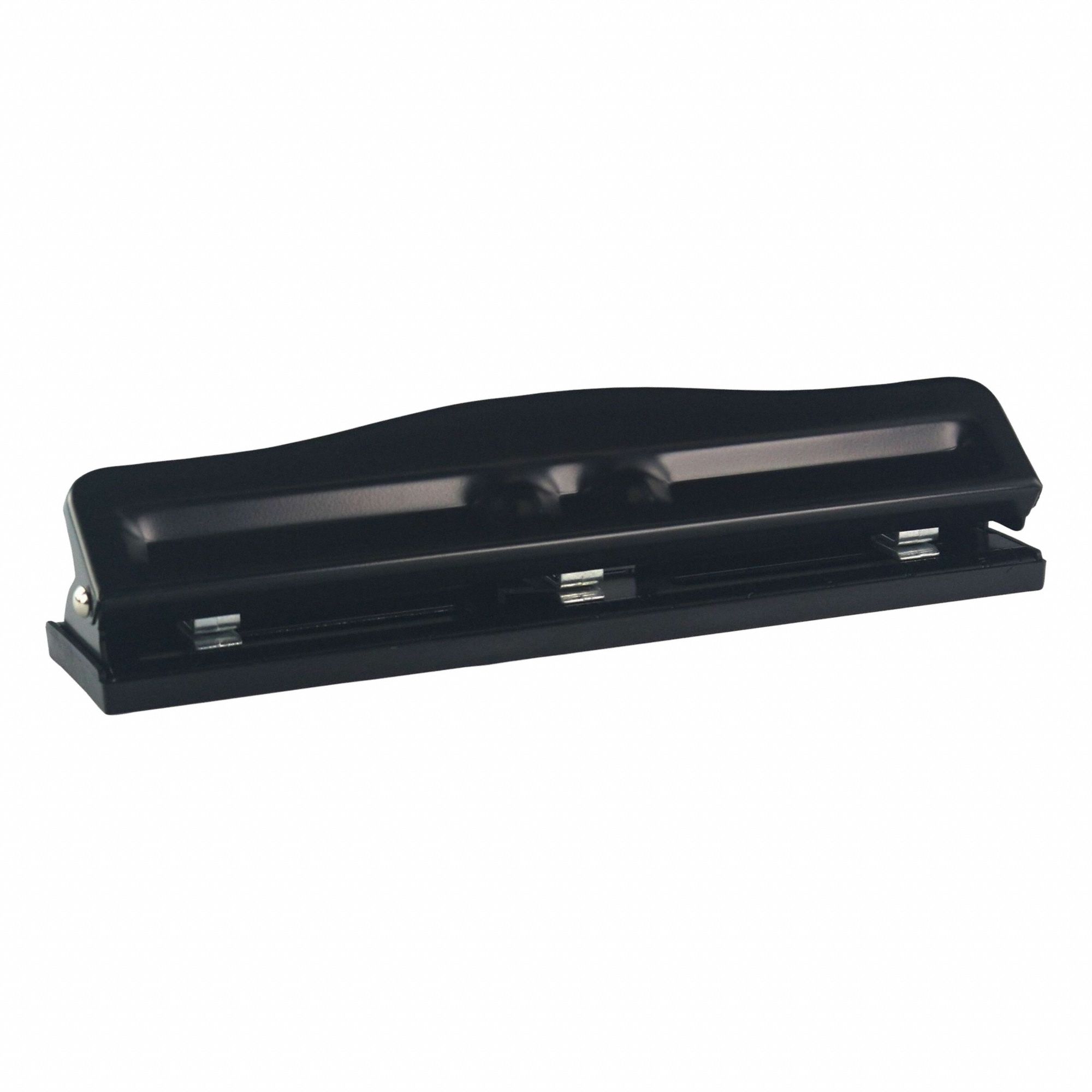 Manual Paper Hole Punch Black Round