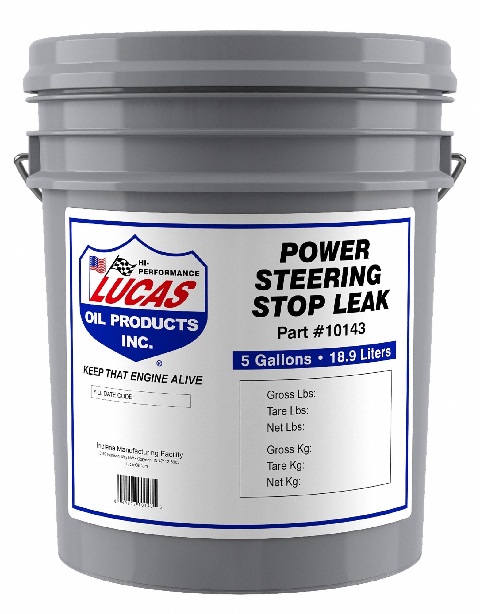 Additive: Power Steering Stop Leak, 5 gal Container Size, Conventional