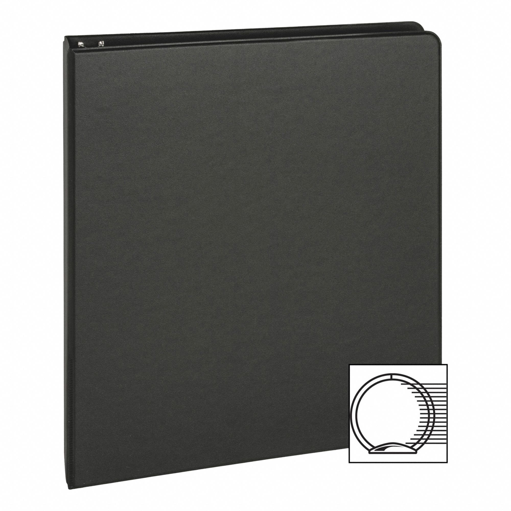 Ring Binder Black Plain