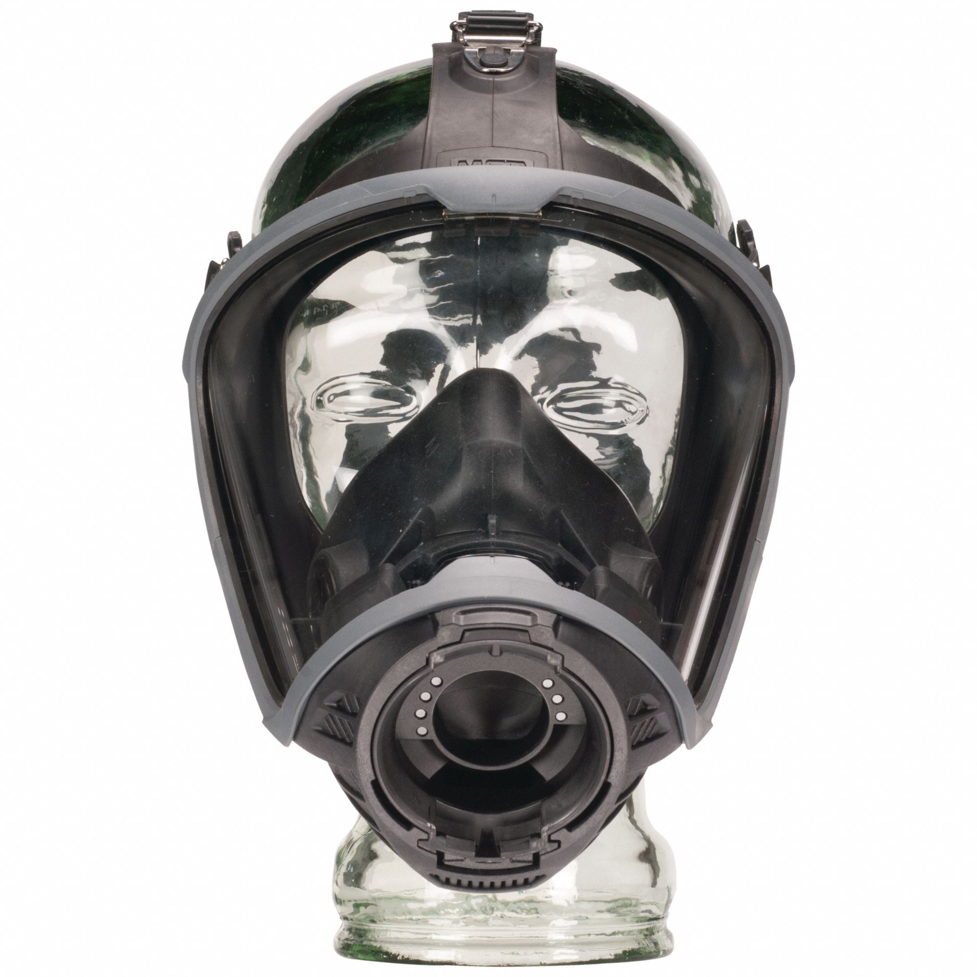 Full Face Respirator: Rubber, Push to Connect, L Mask Size, Kevlar®, Cartridges Included, G1 SCBA