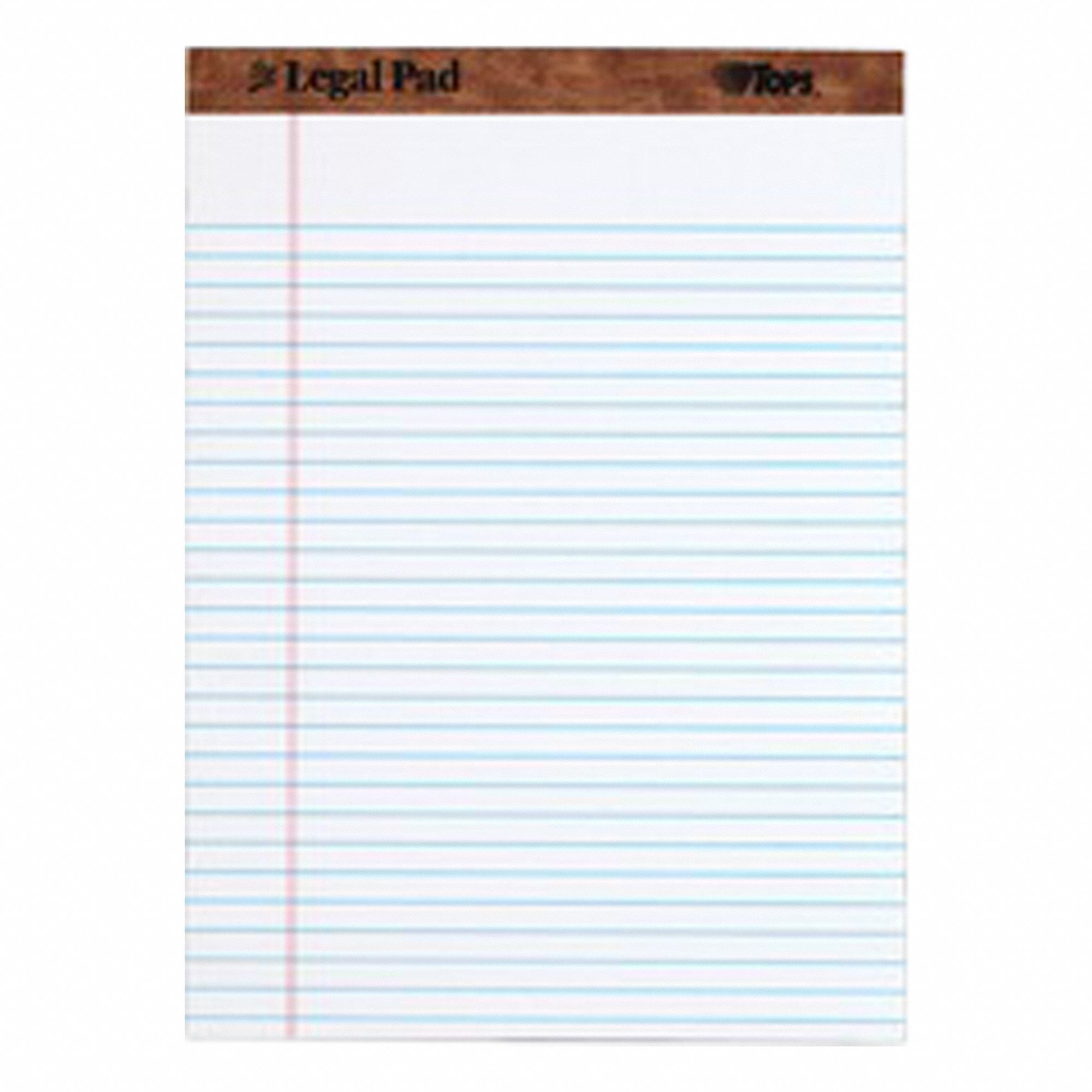 Legal Pad Brown White