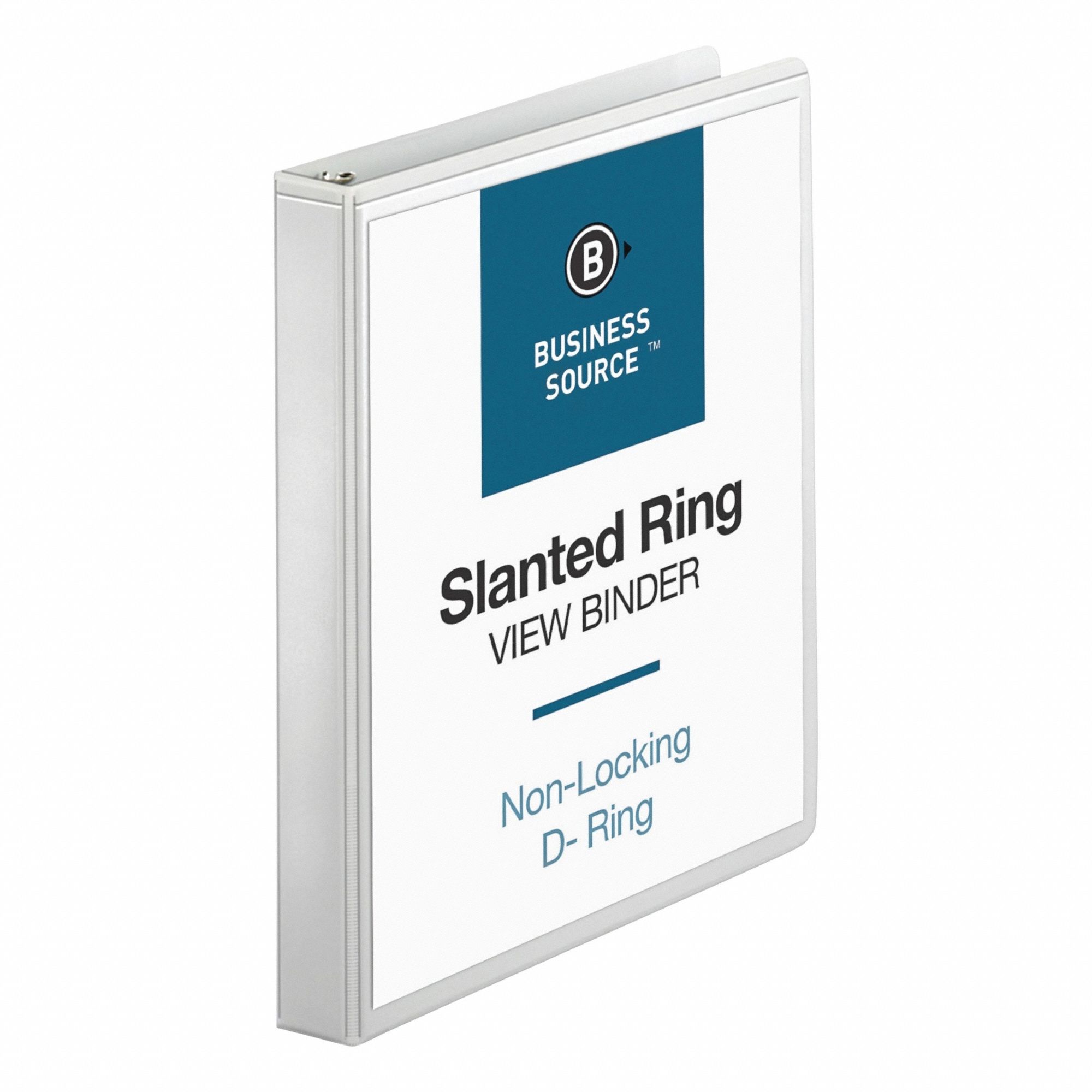 1 in Ring Size, D-Ring, Ring Binder - 403WT1|BSN28440 - Grainger
