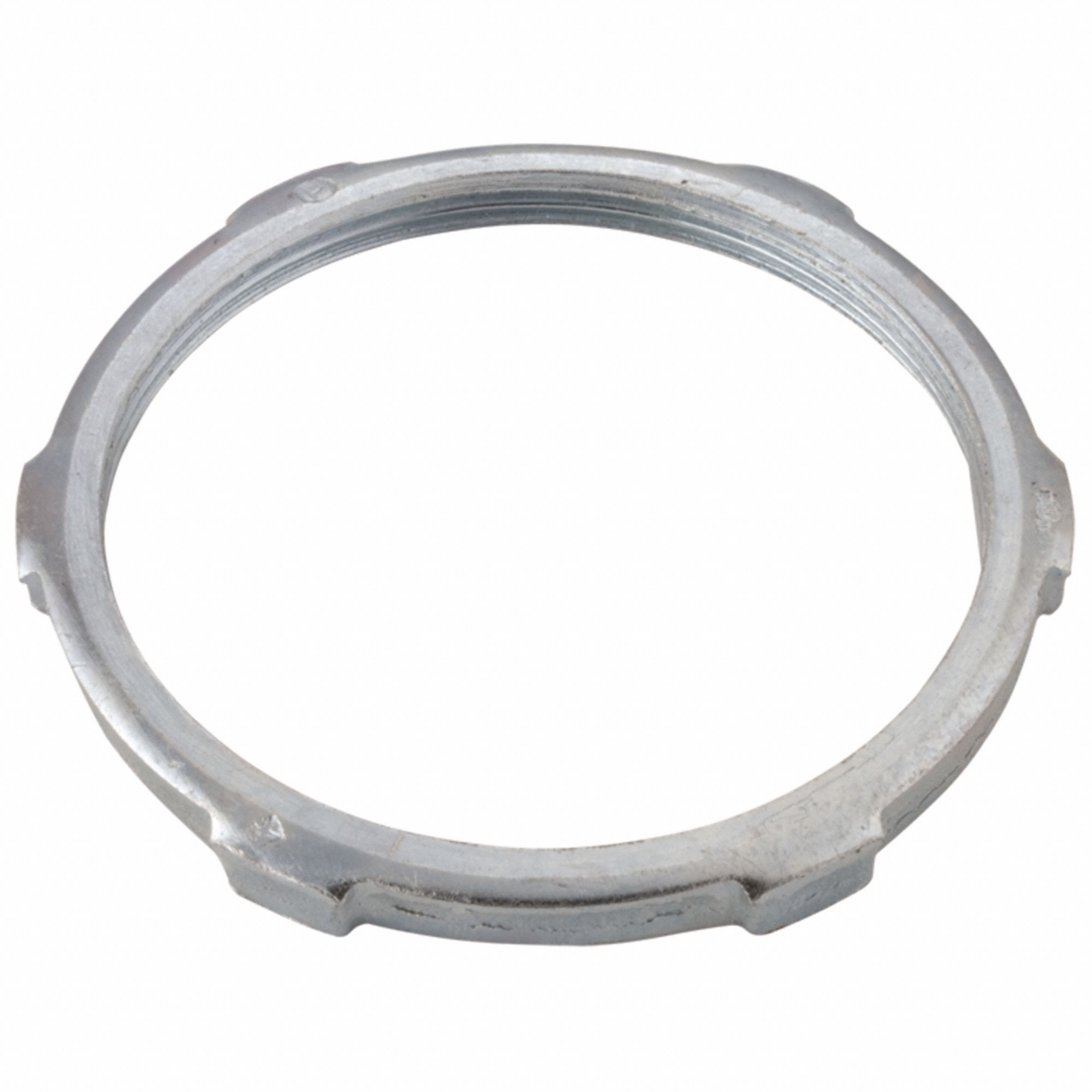 4 in Trade Size, Steel, LockNut for Threaded RMC/IMC 206D501016