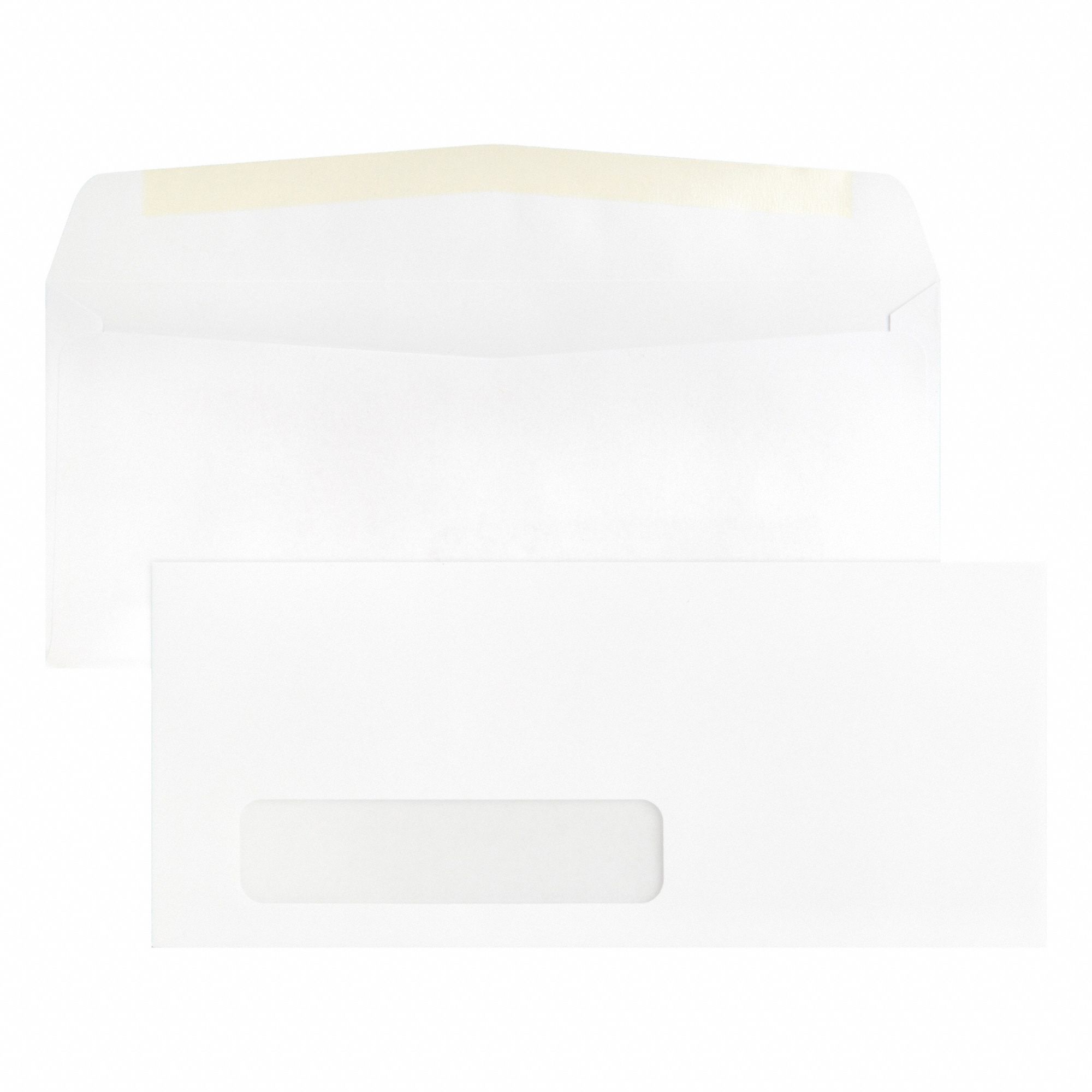 Window Envelope, White, Gummed Flap, PK500