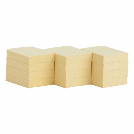 BUSINESS SOURCE, Yellow, Std, Sticky Note - 403UX9|BSN36610 - Grainger
