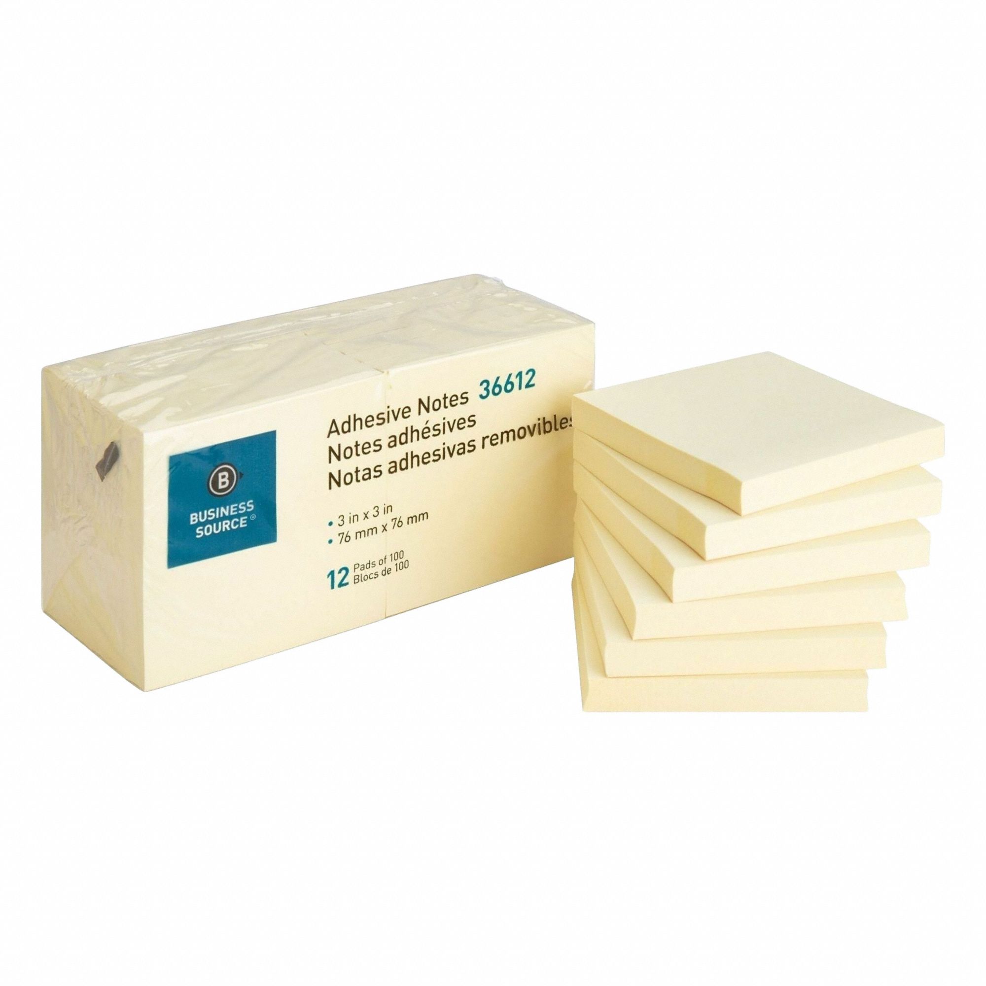 Sticky Note Yellow 12 Pads/Pack PK12