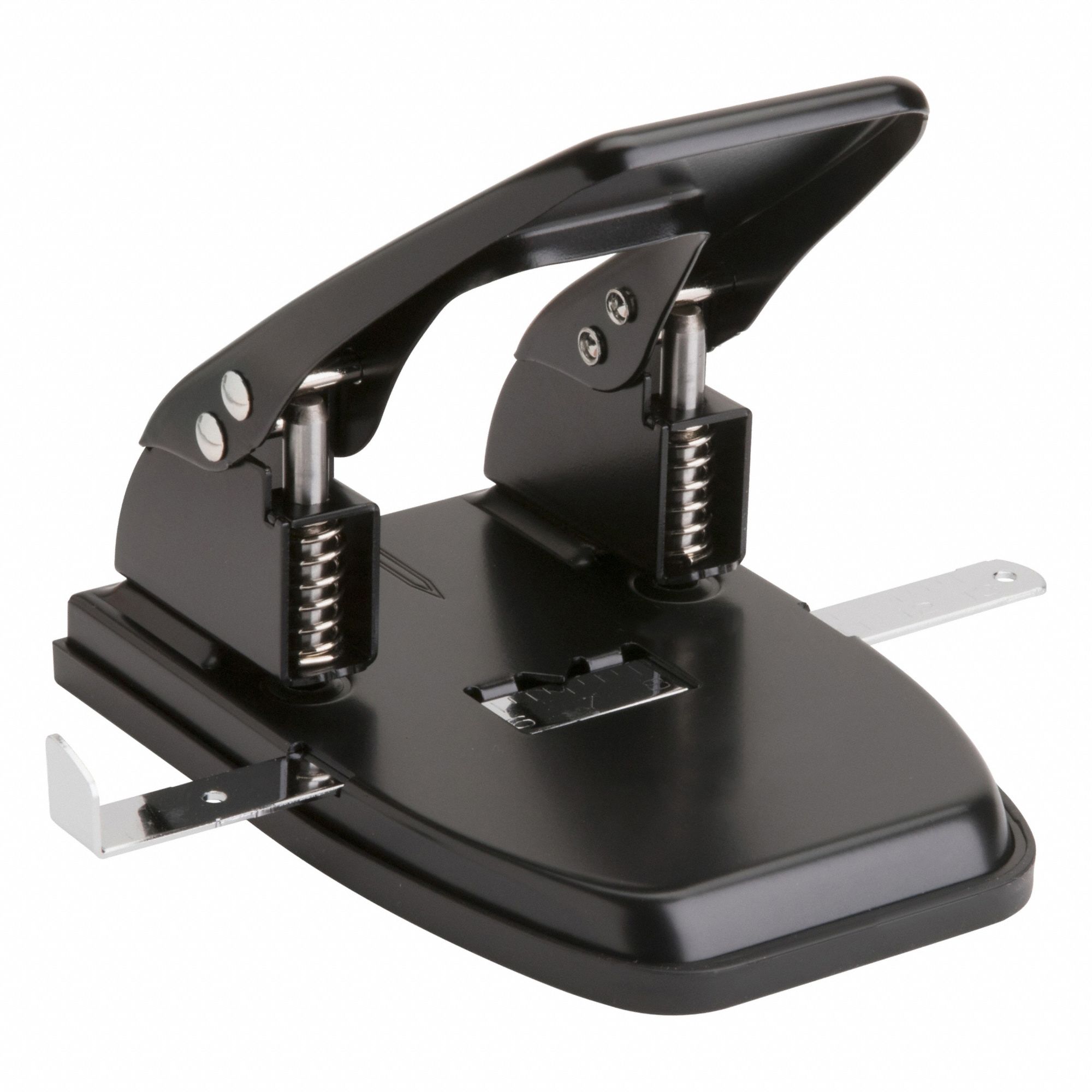 Manual Paper Hole Punch Black Round