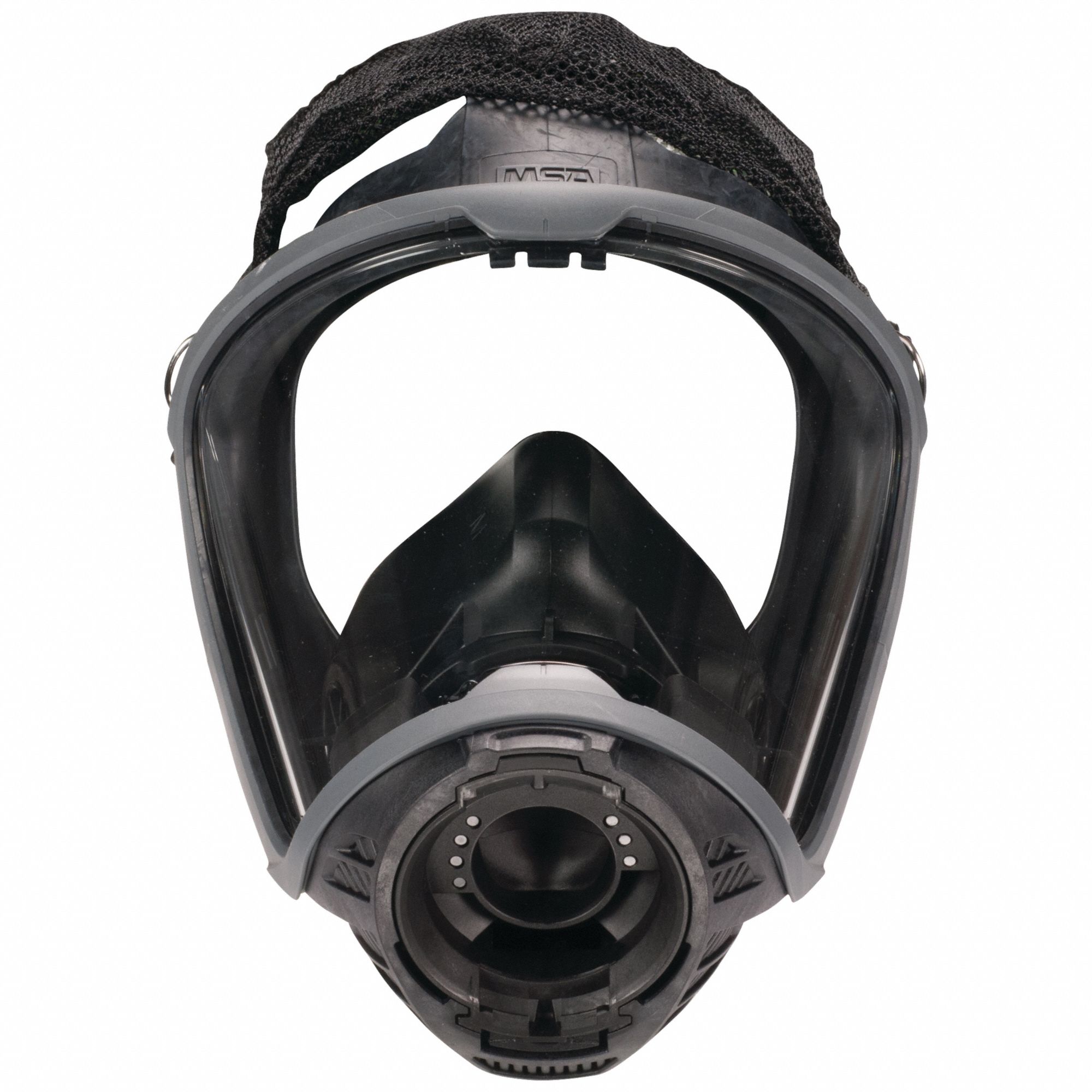Full Face Respirator: Rubber, Push to Connect, S Mask Size, Polyester, Cartridges Included, G1 SCBA