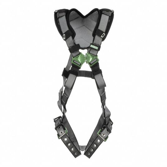 MSA, Vest Harness, Quick-Connect / Tongue, Full Body Harness - 197DH6 ...