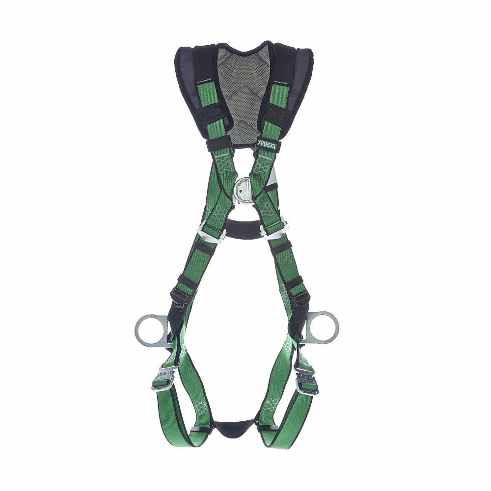 FALL PROTECTION HARNESS, CLIMBING/CONFINED SPACES/POSITIONING, VEST, QUICK-CONNECT, 2XL