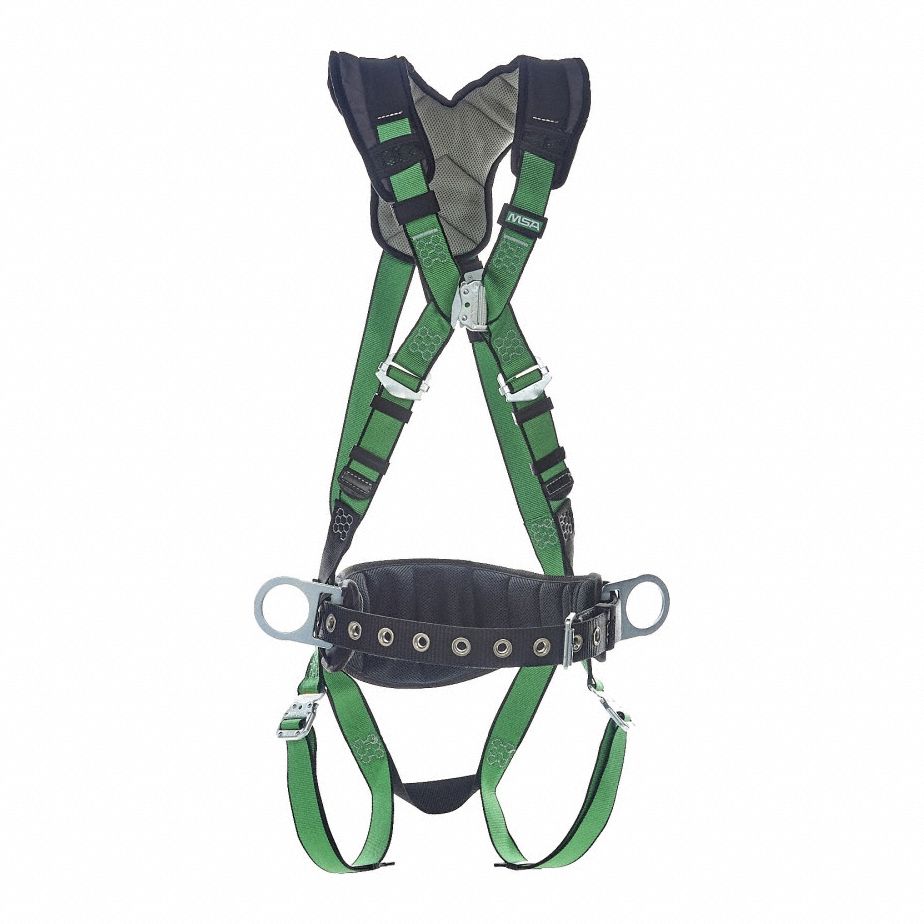 MSA, Climbing/Confined Spaces/Positioning, Vest Harness, Fall
