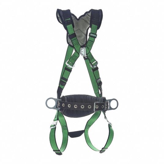 MSA, Vest, Quick-Connect Buckles, Fall Protection Harness - 60GU99 ...