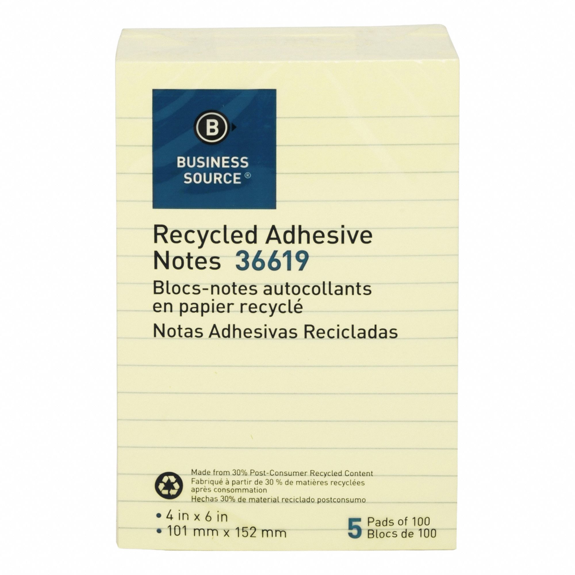 Sticky Note Yellow 5 Pads/Pack PK12