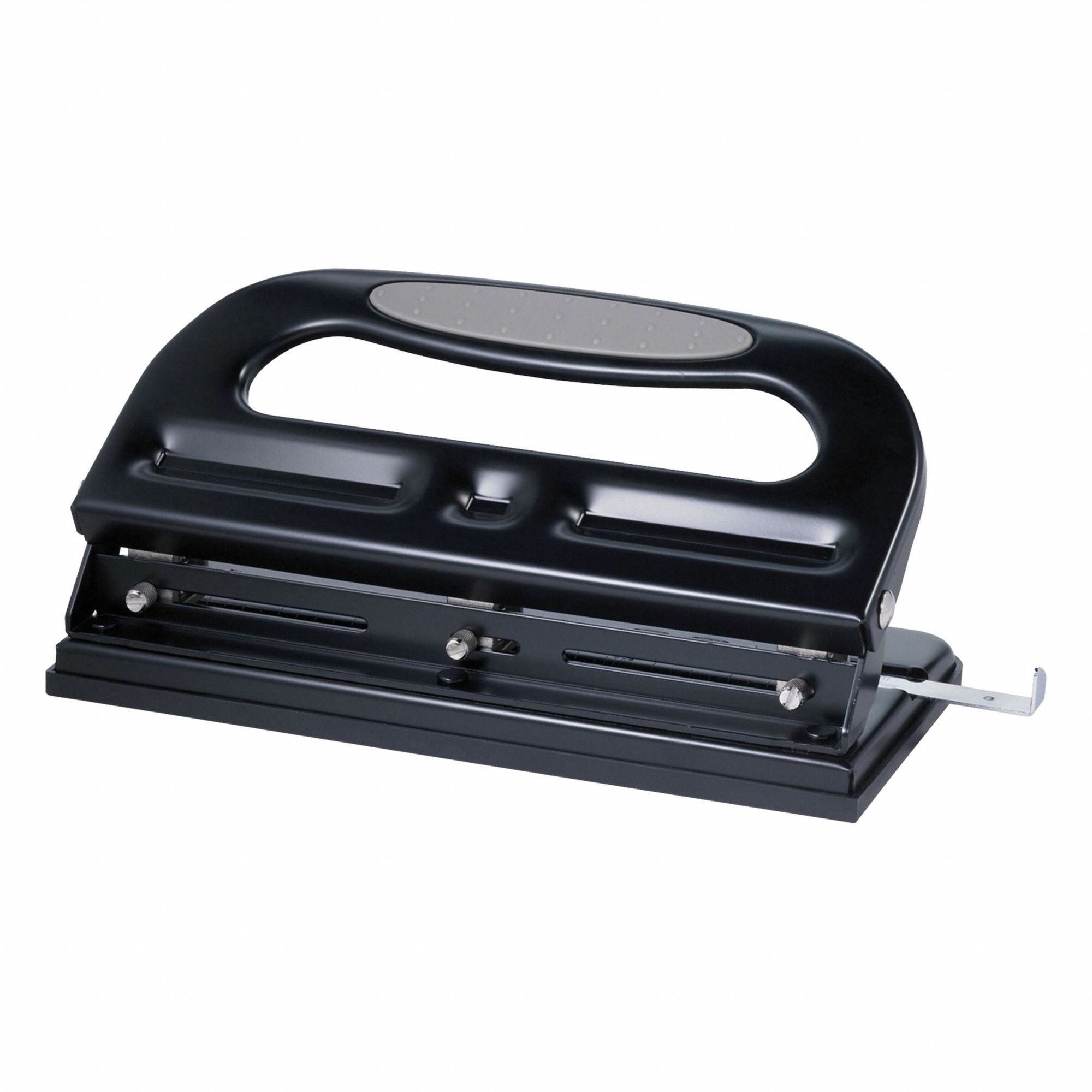 Manual Paper Hole Punch Black Round