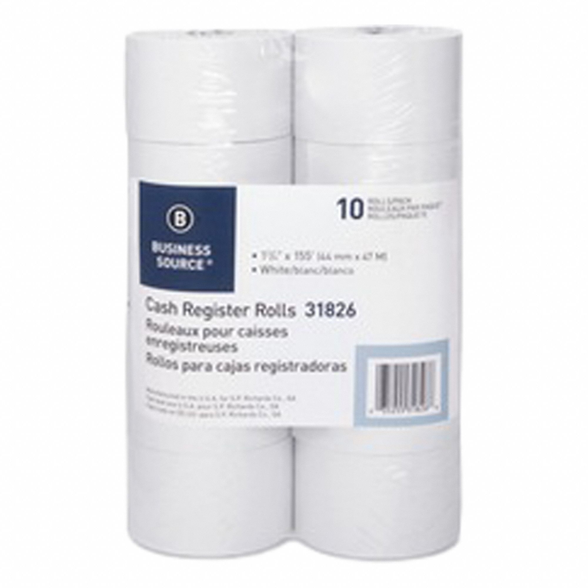 Paper Roll 155 ft White PK2
