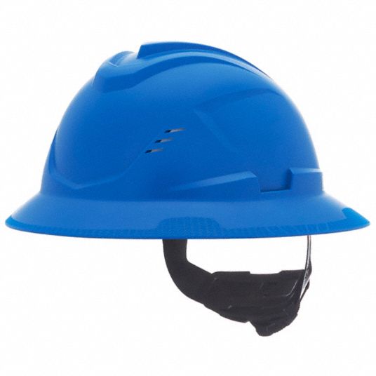 Blue, No Graphics, Full Brim Cooling Helmet - 794C34|10215830 - Grainger