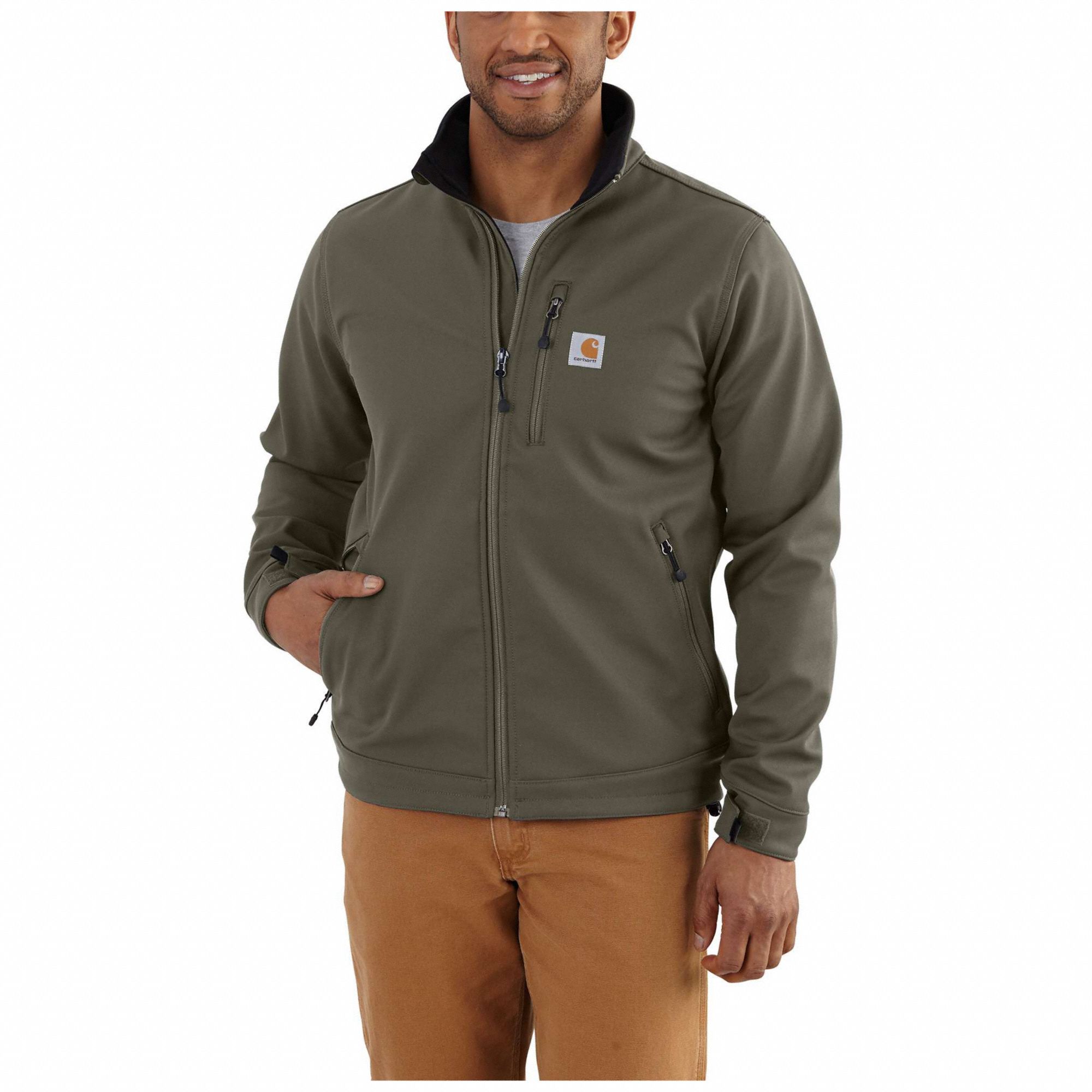 CARHARTT, Jacket, Men's, Softshell Jacket - 795HG1|102199-MOSMREG ...