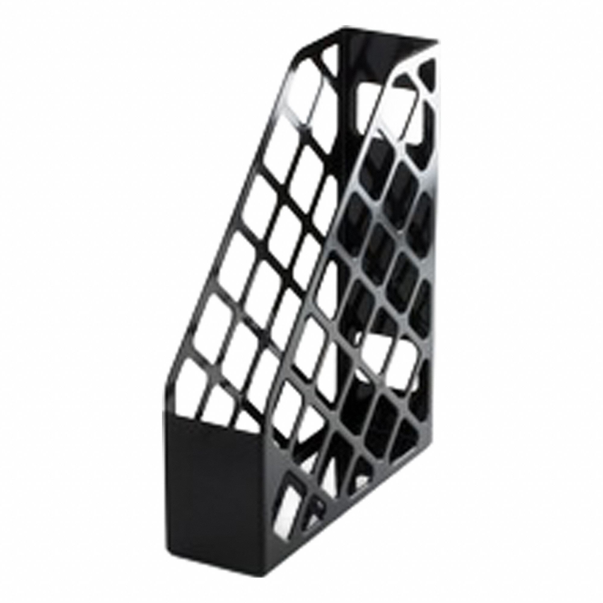 Magazine File Black Plastic