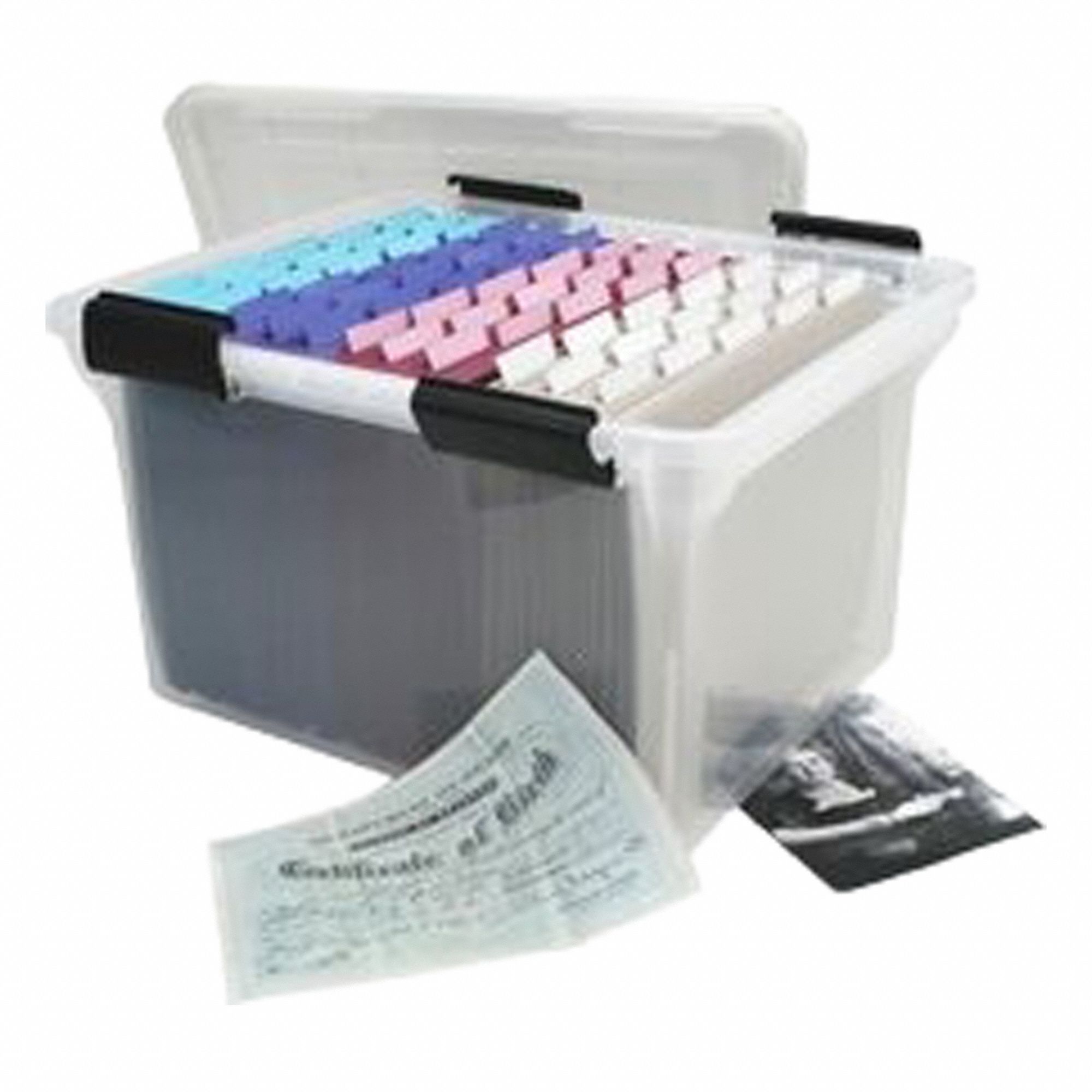 File Box Clear Plastic