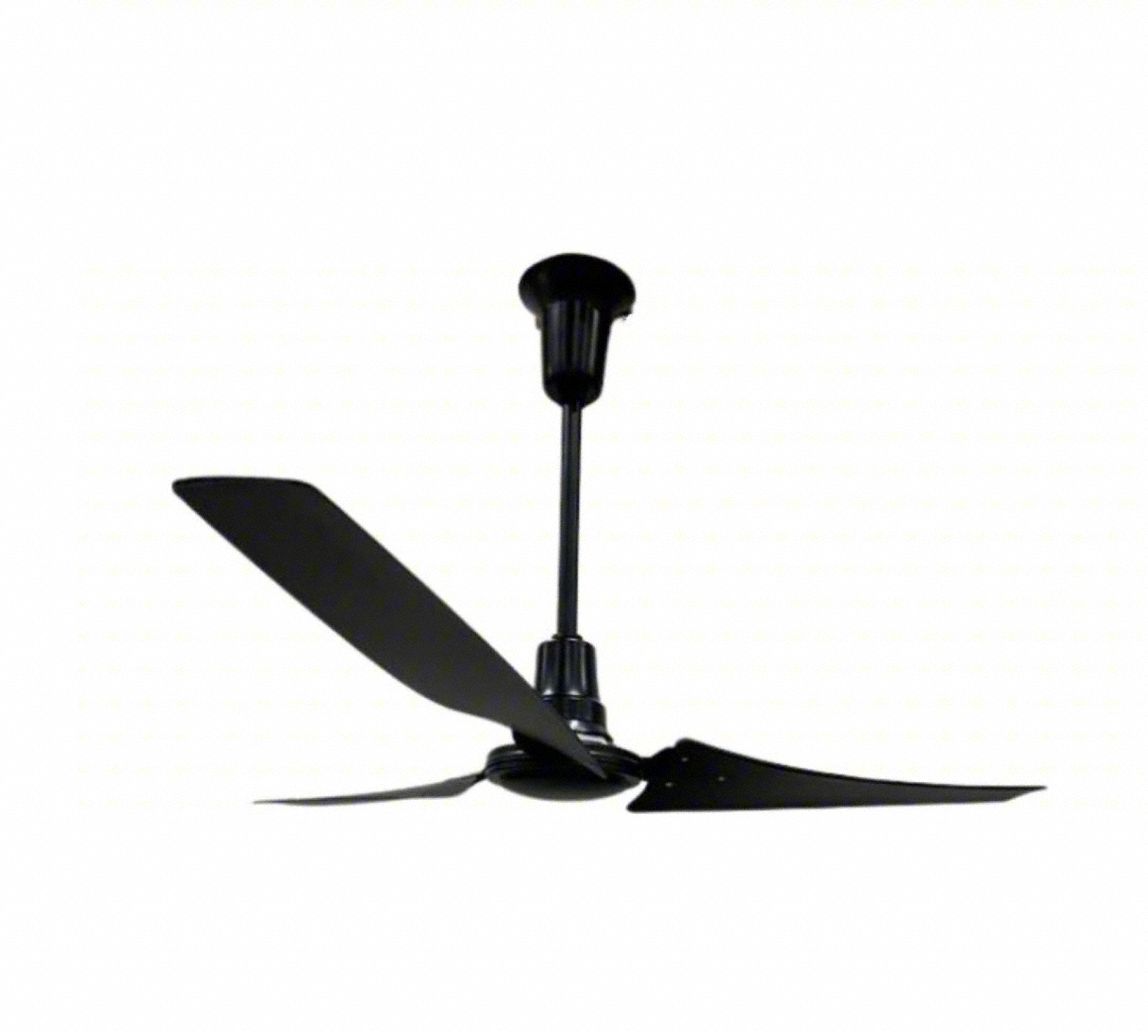 VES-ARTEX Ceiling Fan: 5,344 cfm Airflow, 56 in Blade Dia, Variable Speeds, 120V AC, Single Phase (MPN 102602). Key specifications — Voltage: 120V AC; Light Kit: No; Number of Speeds: Variable; Phase: Single; Current: 0.7 A; Brand: VES-ARTEX.