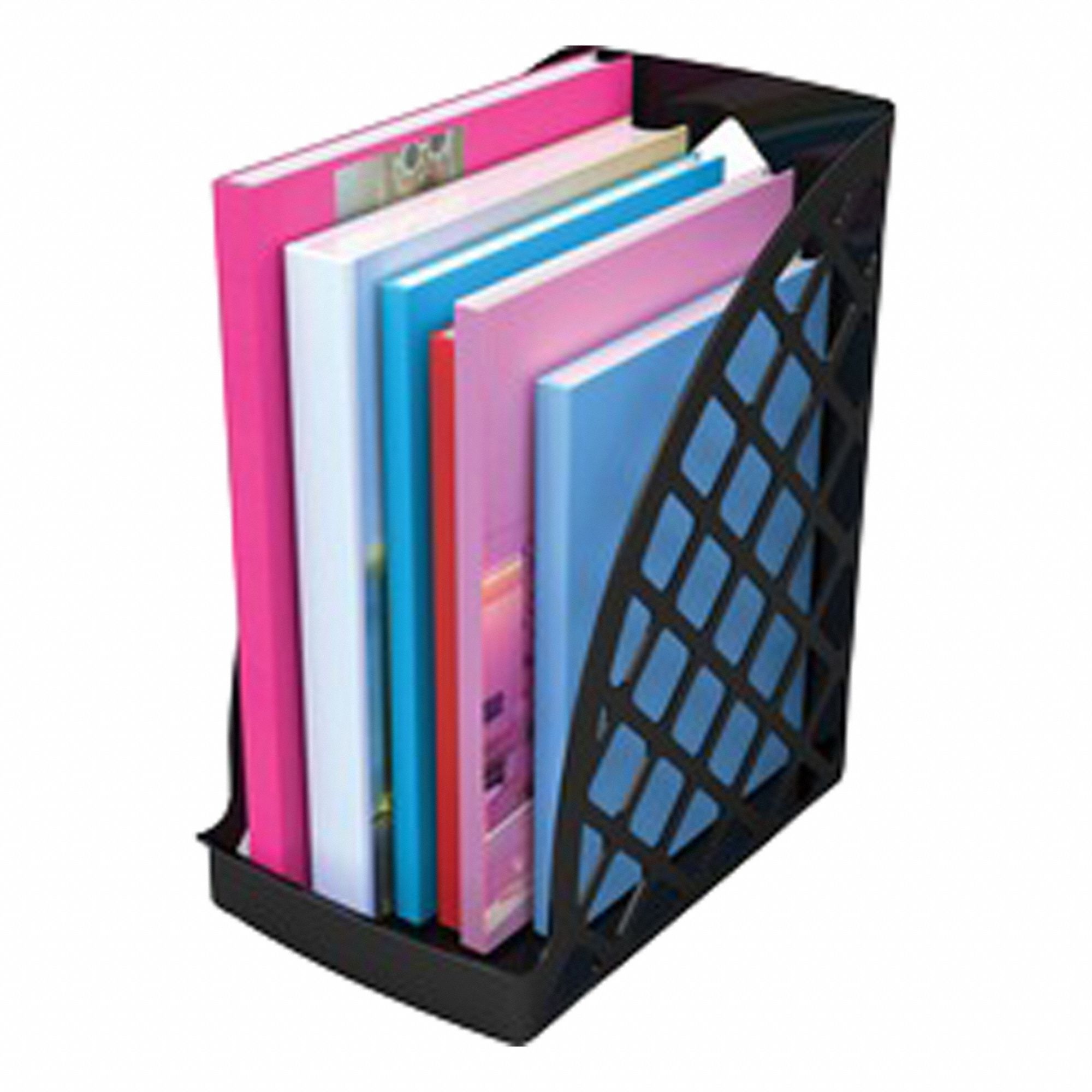 Magazine File Black Plastic