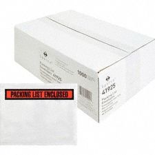 SPARCO, Self-Adhesive, Polyethylene, Pre-Labeled Packing Slip Envelope ...