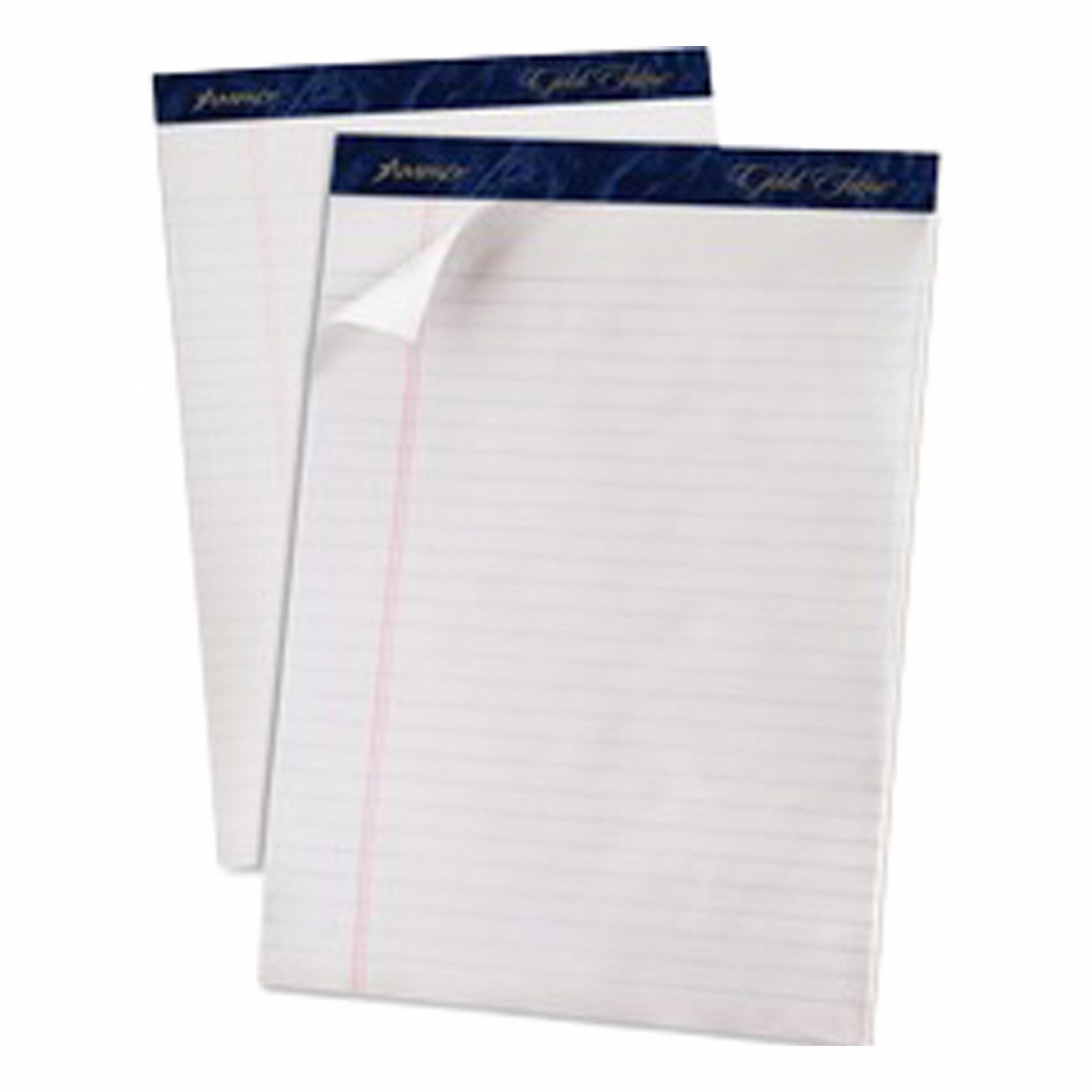 Writing Pad Dark Blue White PK4