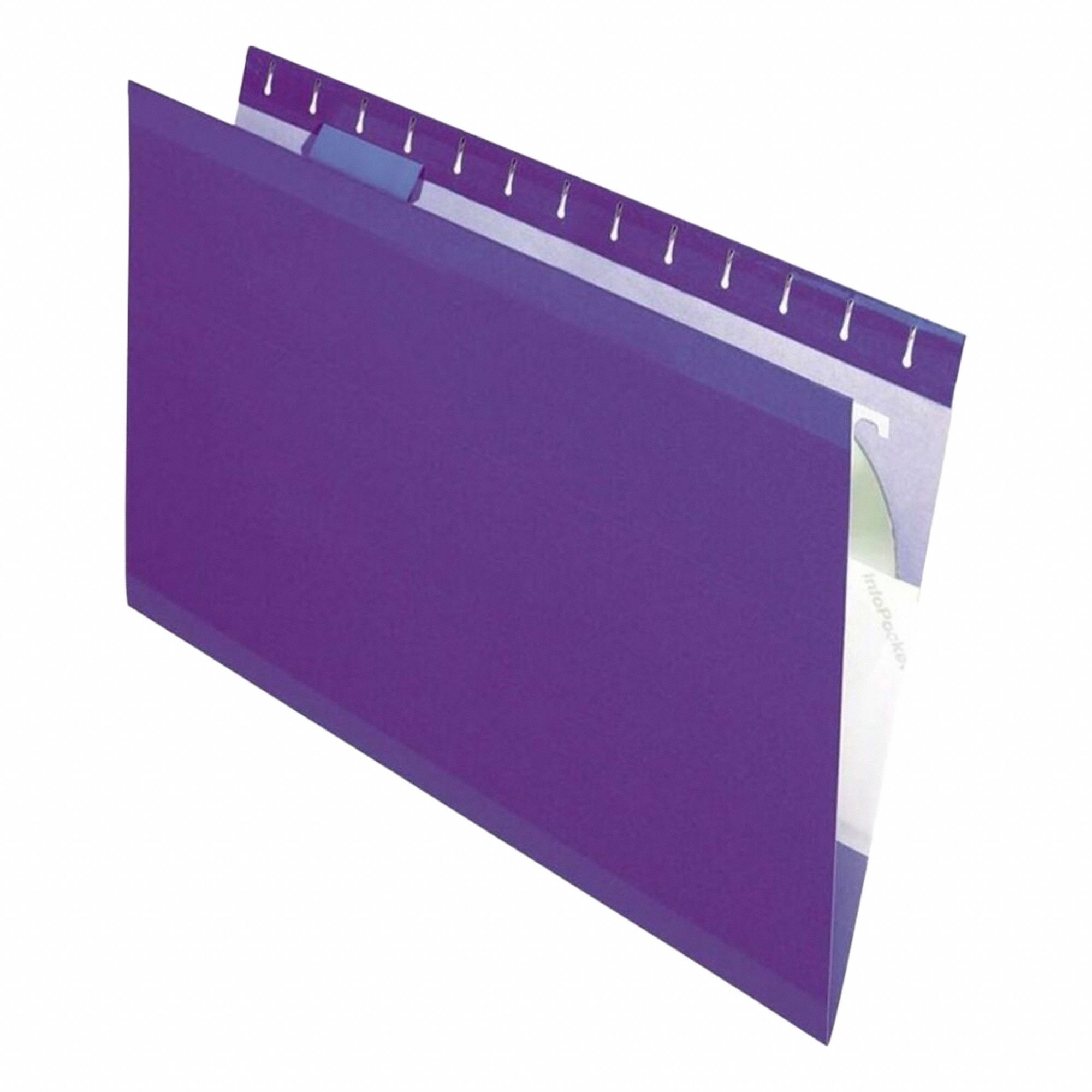 Hanging File Folder: 9 1/2 in Ht, 15 in Wd, Polypropylene, 9 5/8 in Expanded Dp, 25 PK