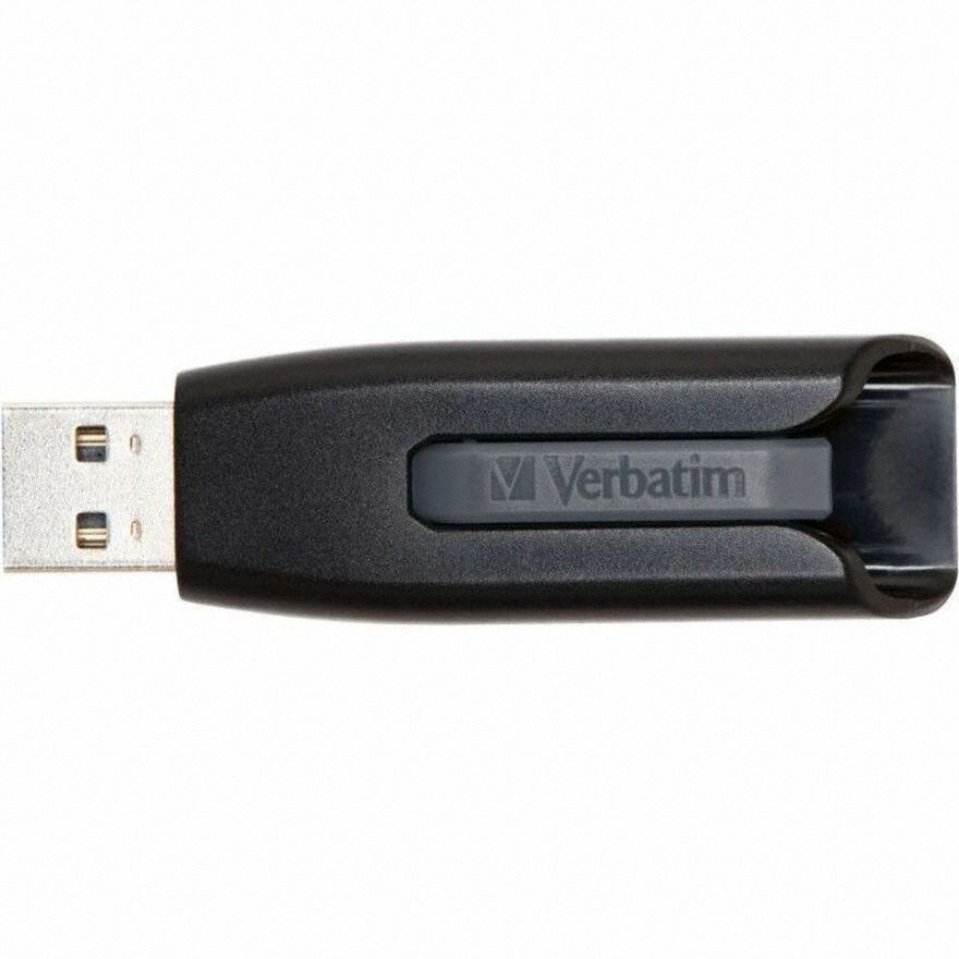 USB Flash Drive: 256 GB Data Storage Capacity, 3.2 USB Generation, 120 MBps Speed, Gray