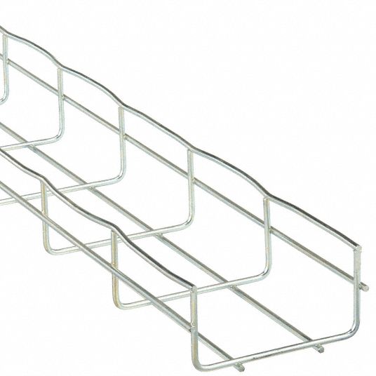 Wire Mesh Cable Tray, 150mm wide, 10-ft. span