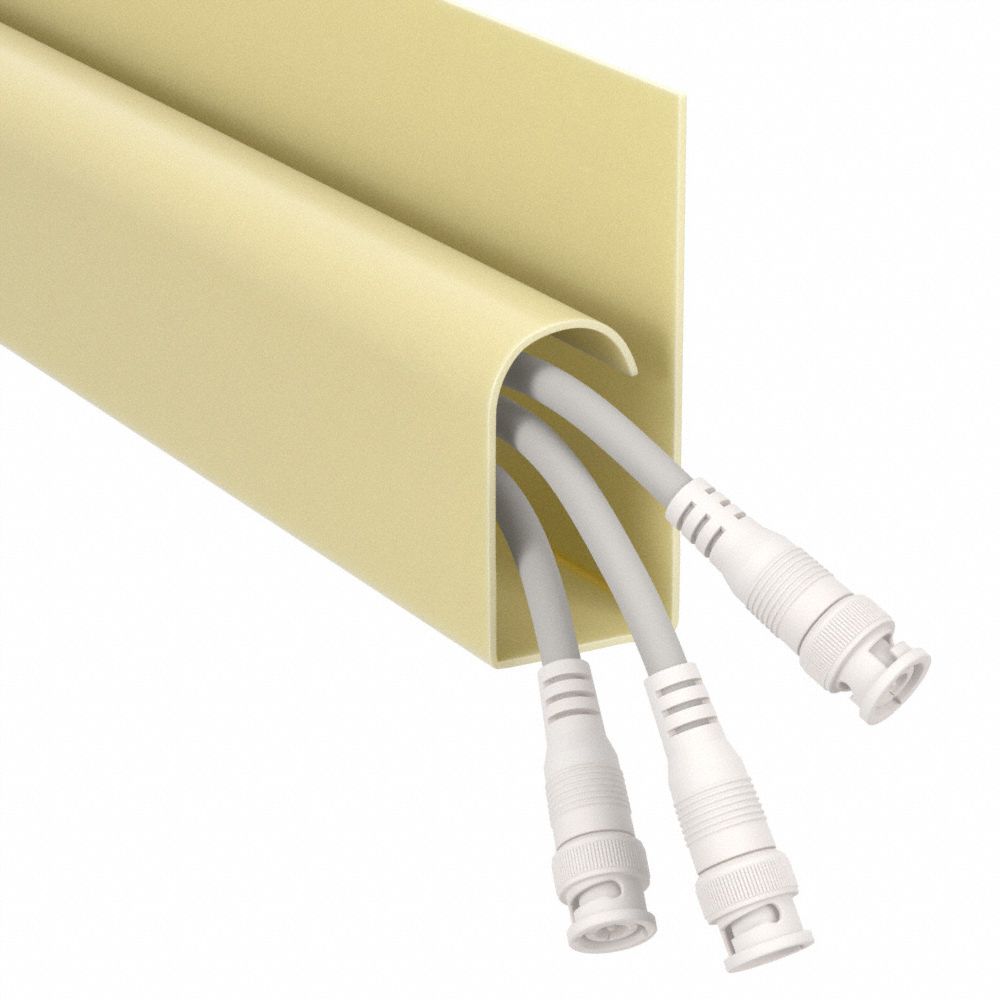 3-Channel Cord Protector & Concealer for Floor - 5 FT - Beige