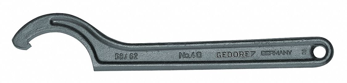 GEDORE, Spanner Wrench,Lug,155-165mm - 102D35|40 155-165 - Grainger