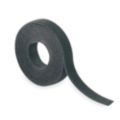 Hook & Loop Cable Straps – cut to size, reusable roll, black – KabelDirekt