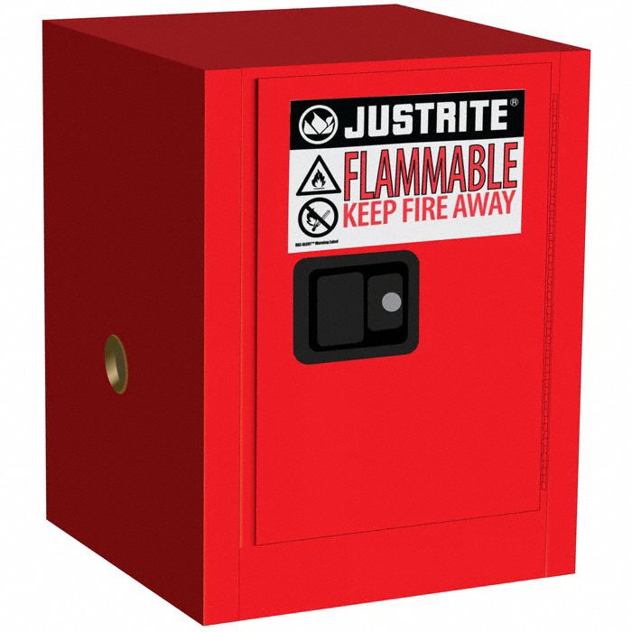 E4581 Flammable Safety Cabinet 4 gal Red