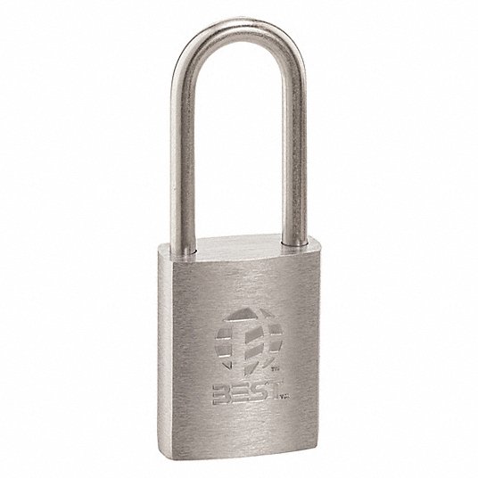 Padlock: 2 in Vertical Shackle Clearance, 7/8 in Horizontal Shackle Clearance, 5/16 in Shackle Dia