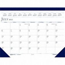 Desk Pad Calendar Blue 22 H 17 W