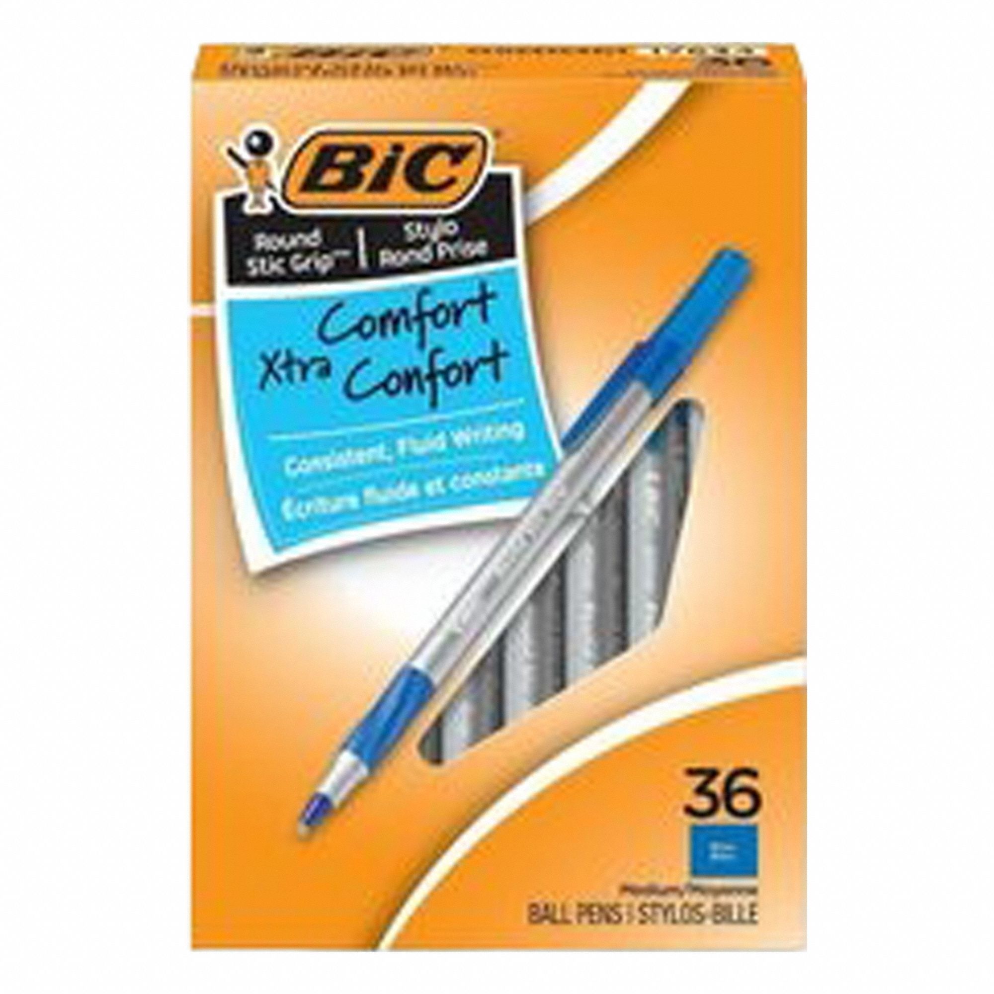 Pen Set Blue/Gray Plastic PK36